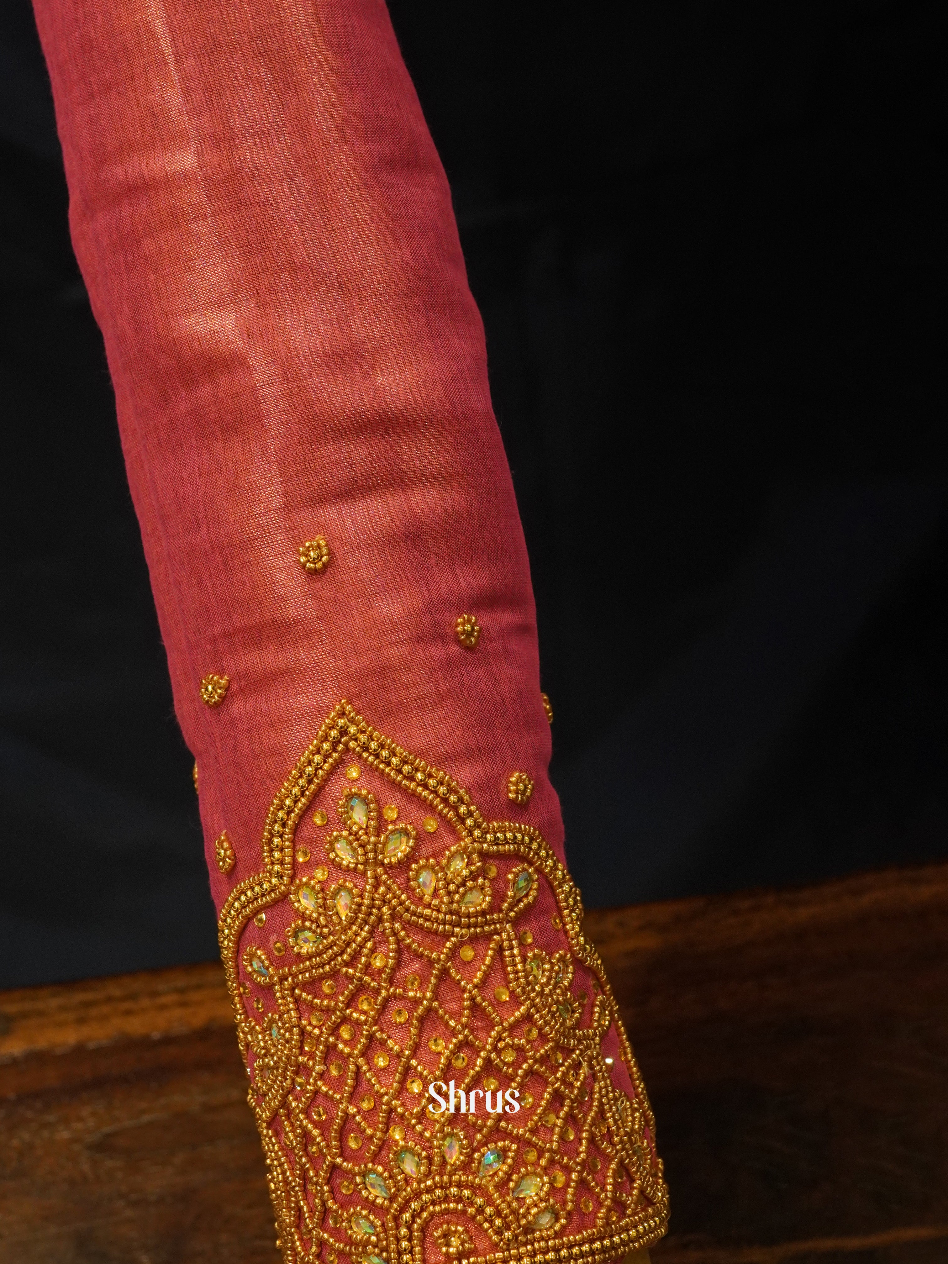 Brick - Aari Blouse - Shop on ShrusEternity.com