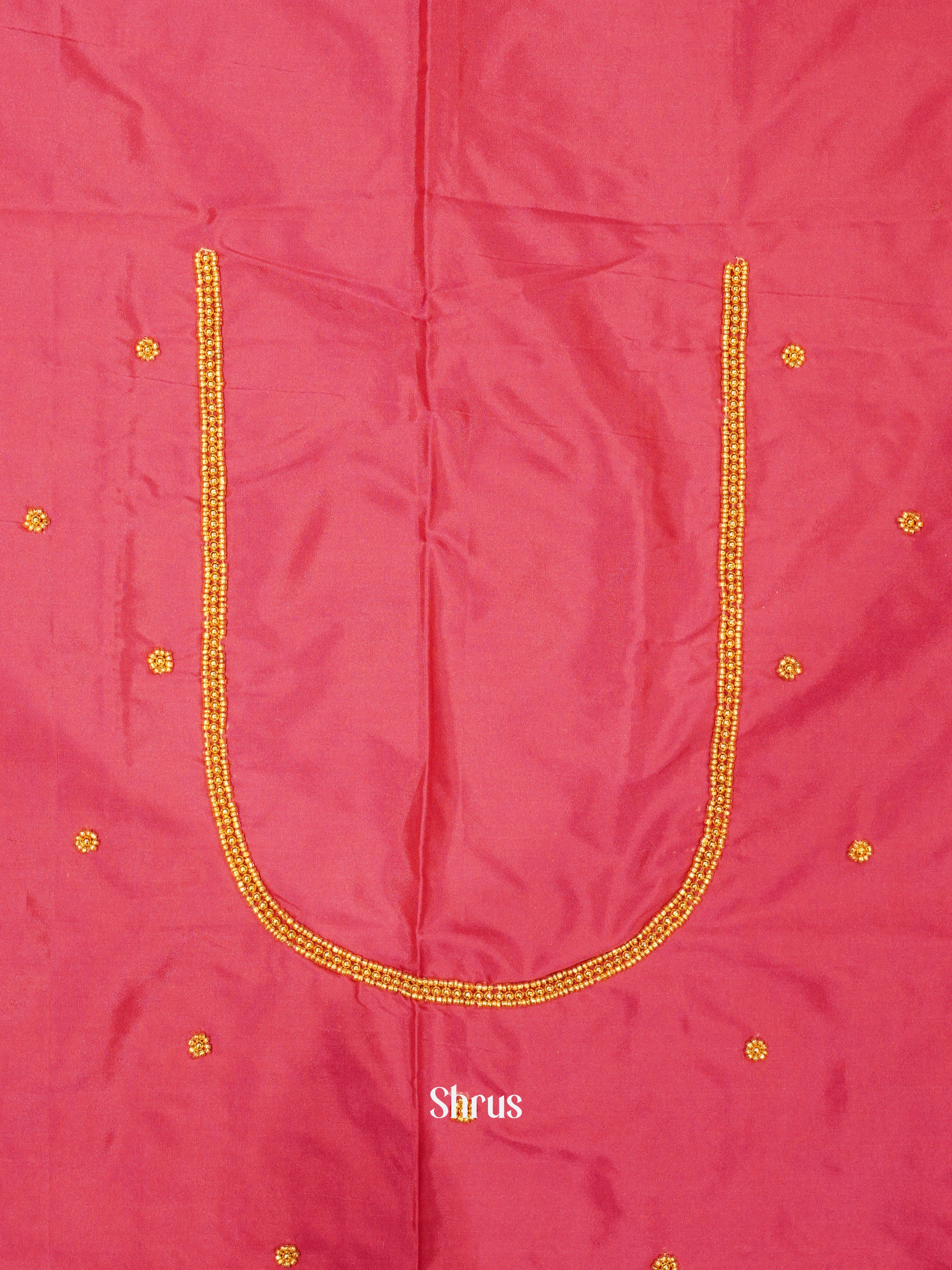 Pink -Aari blouse - Shop on ShrusEternity.com