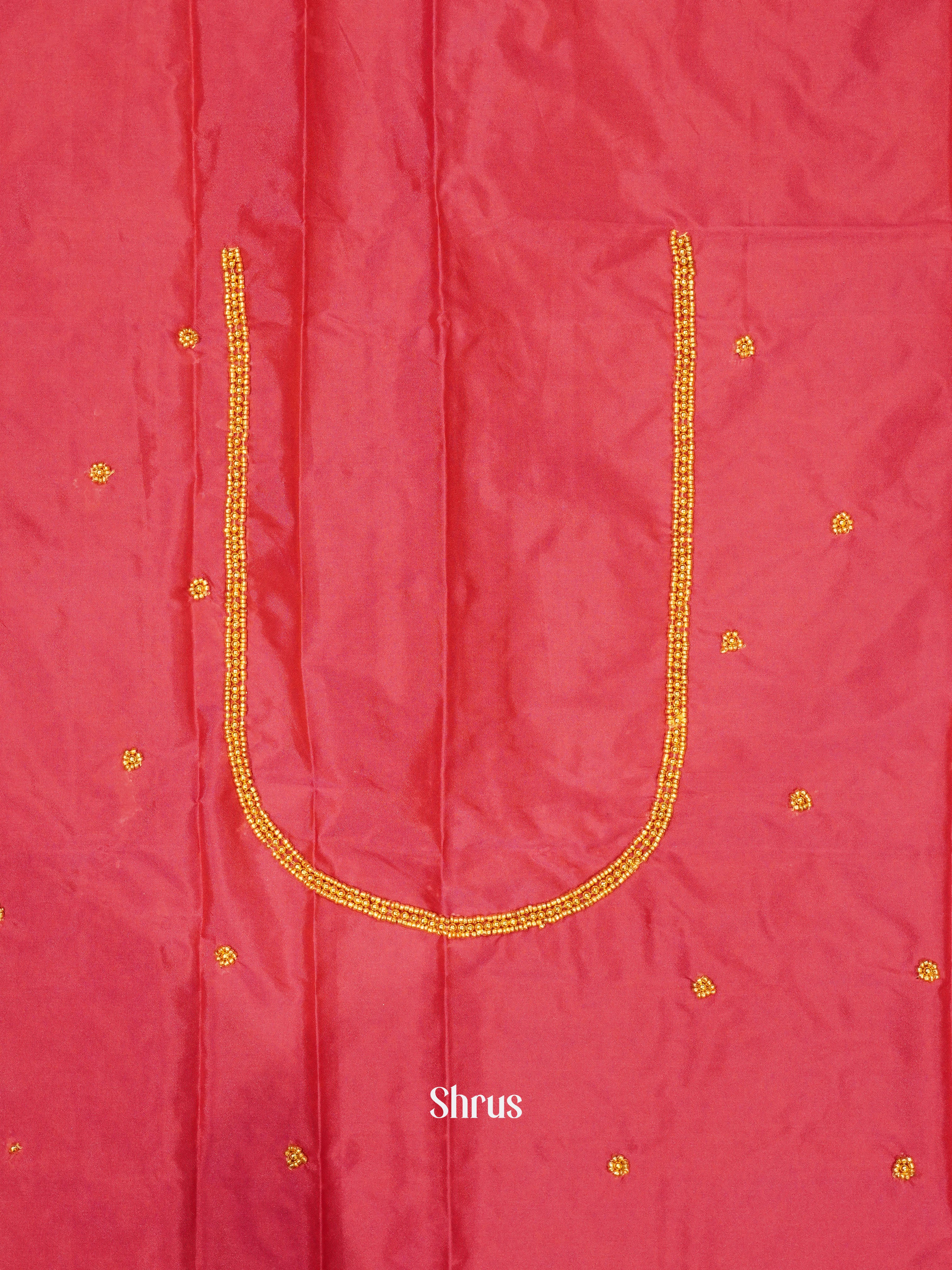 Pink - Aari blouse - Shop on ShrusEternity.com