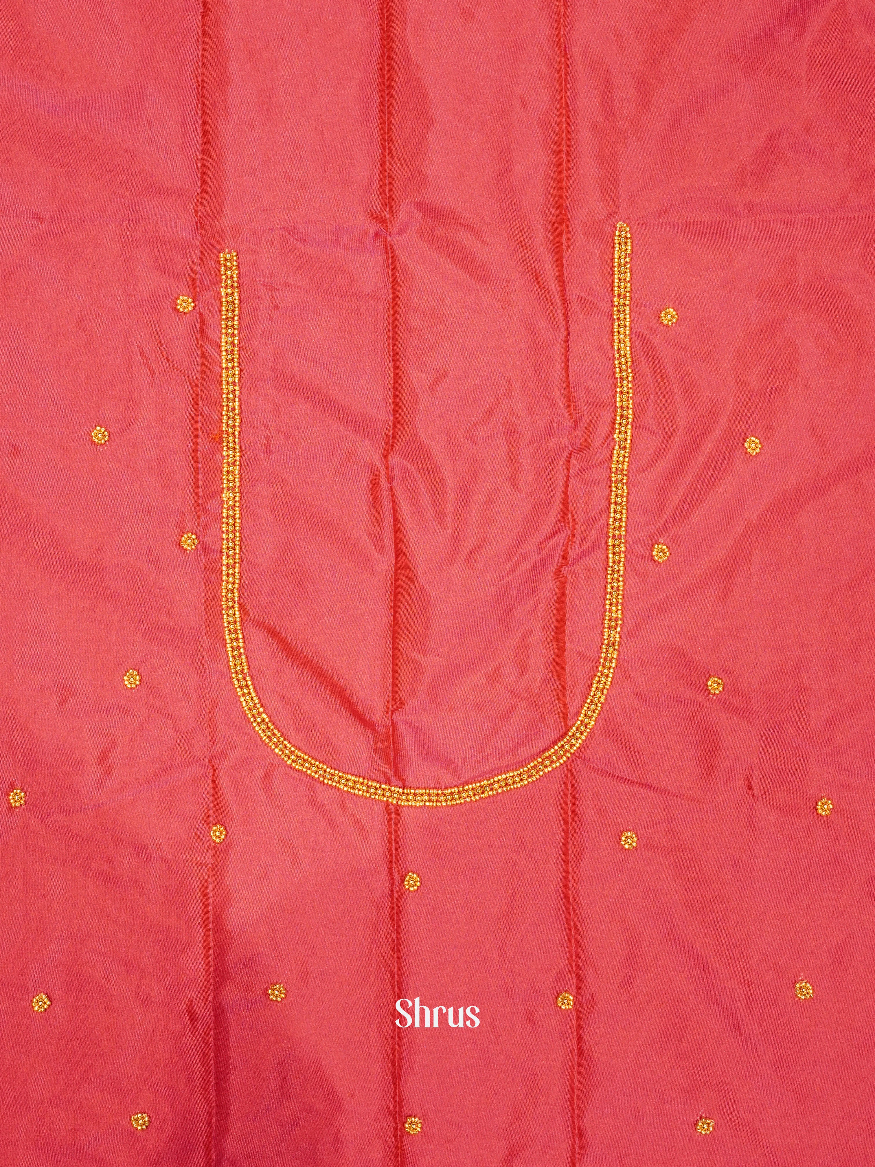 Pink -Aari blouse - Shop on ShrusEternity.com