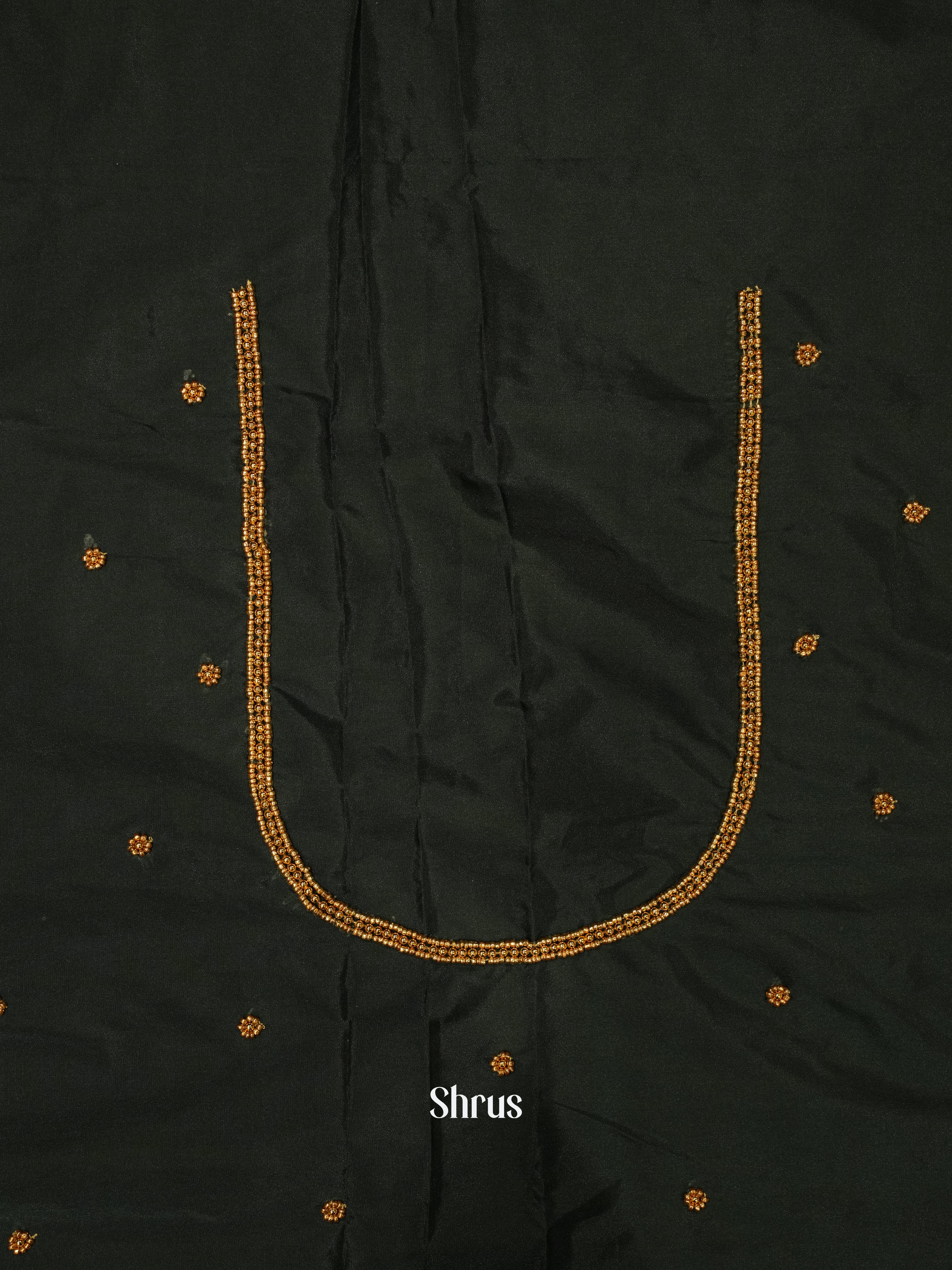 Dark Green - Aari Blouse - Shop on ShrusEternity.com