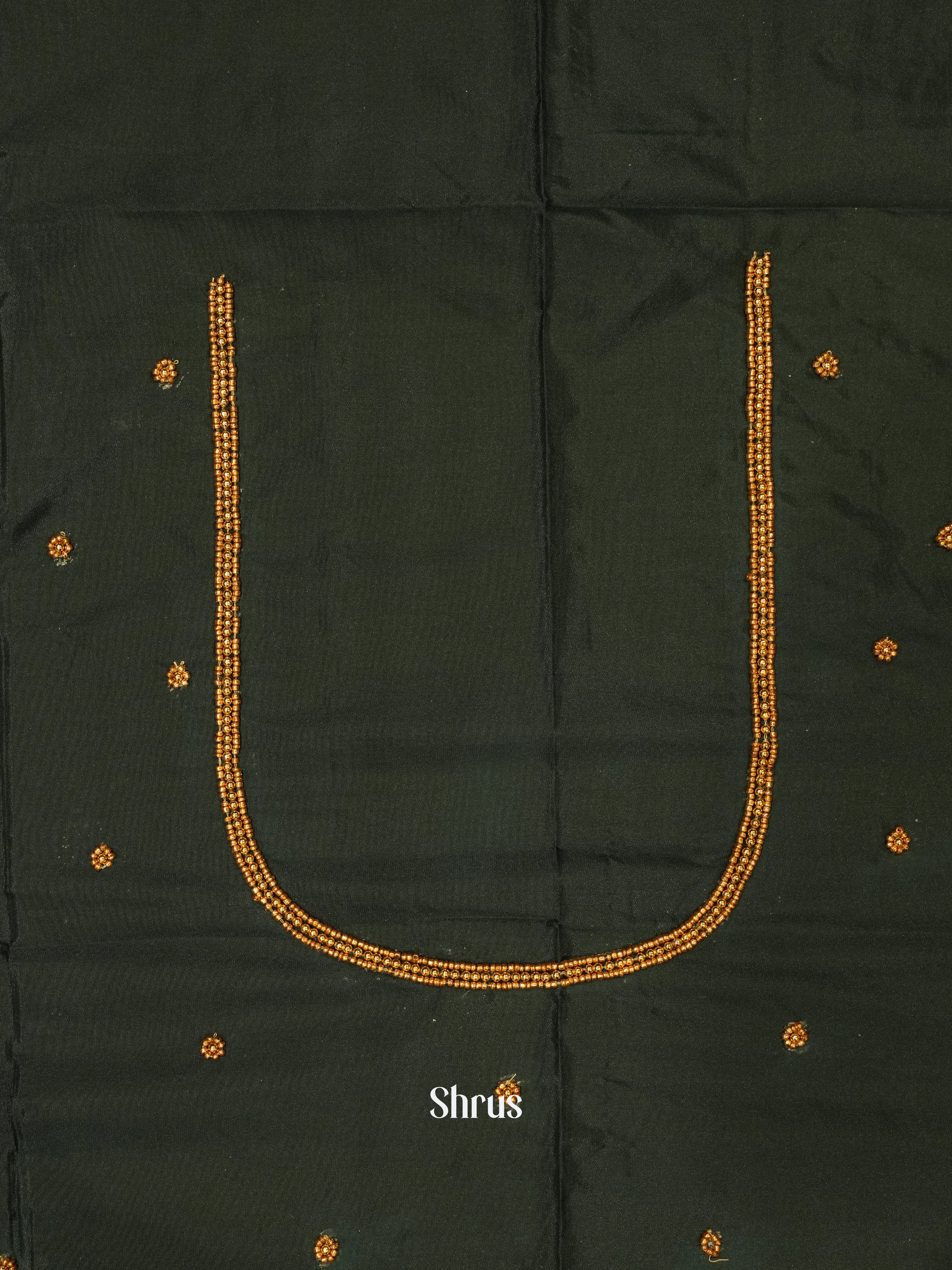 Dark Green - Aari Blouse - Shop on ShrusEternity.com