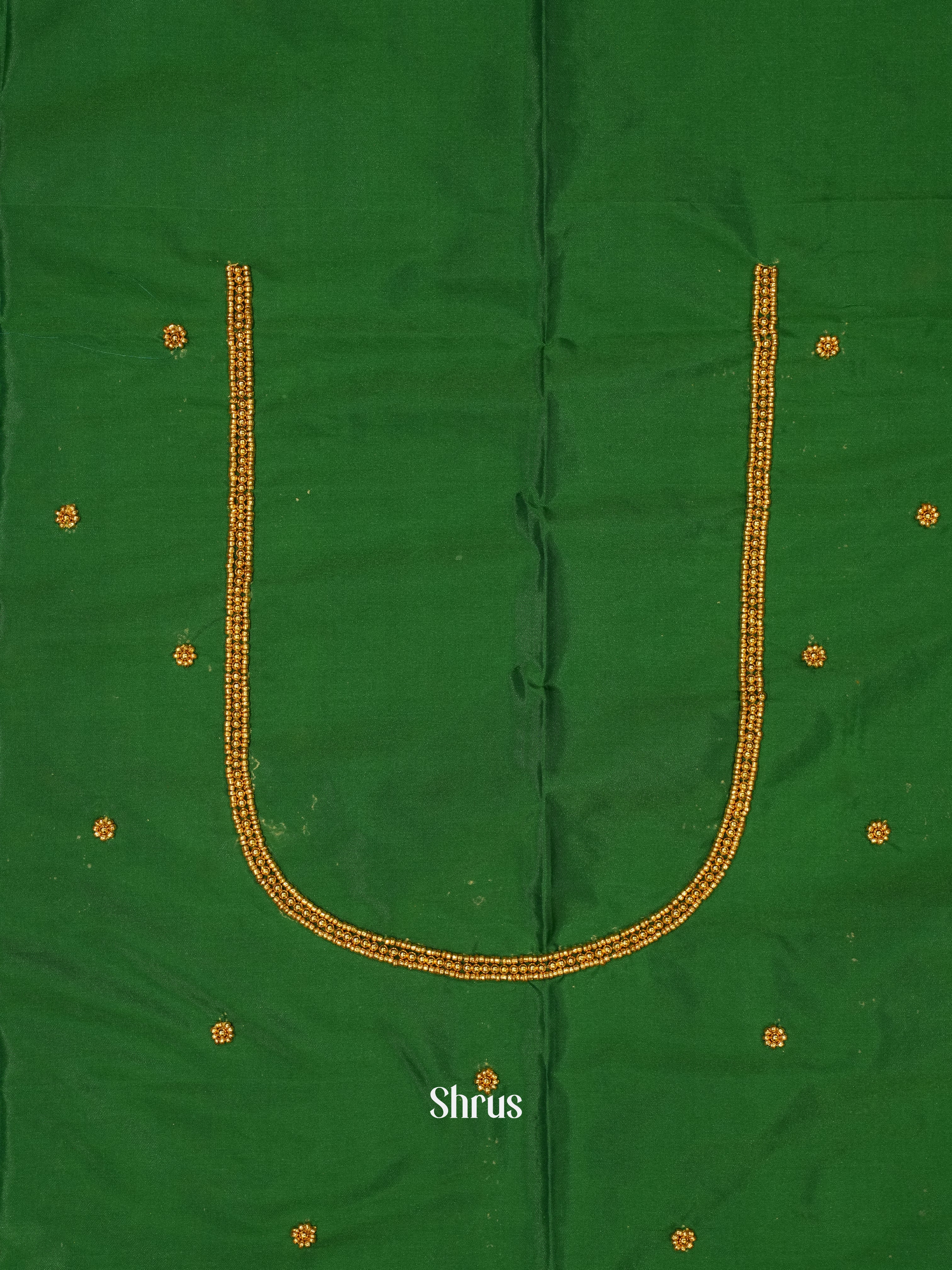 Green - Aari Blouse - Shop on ShrusEternity.com