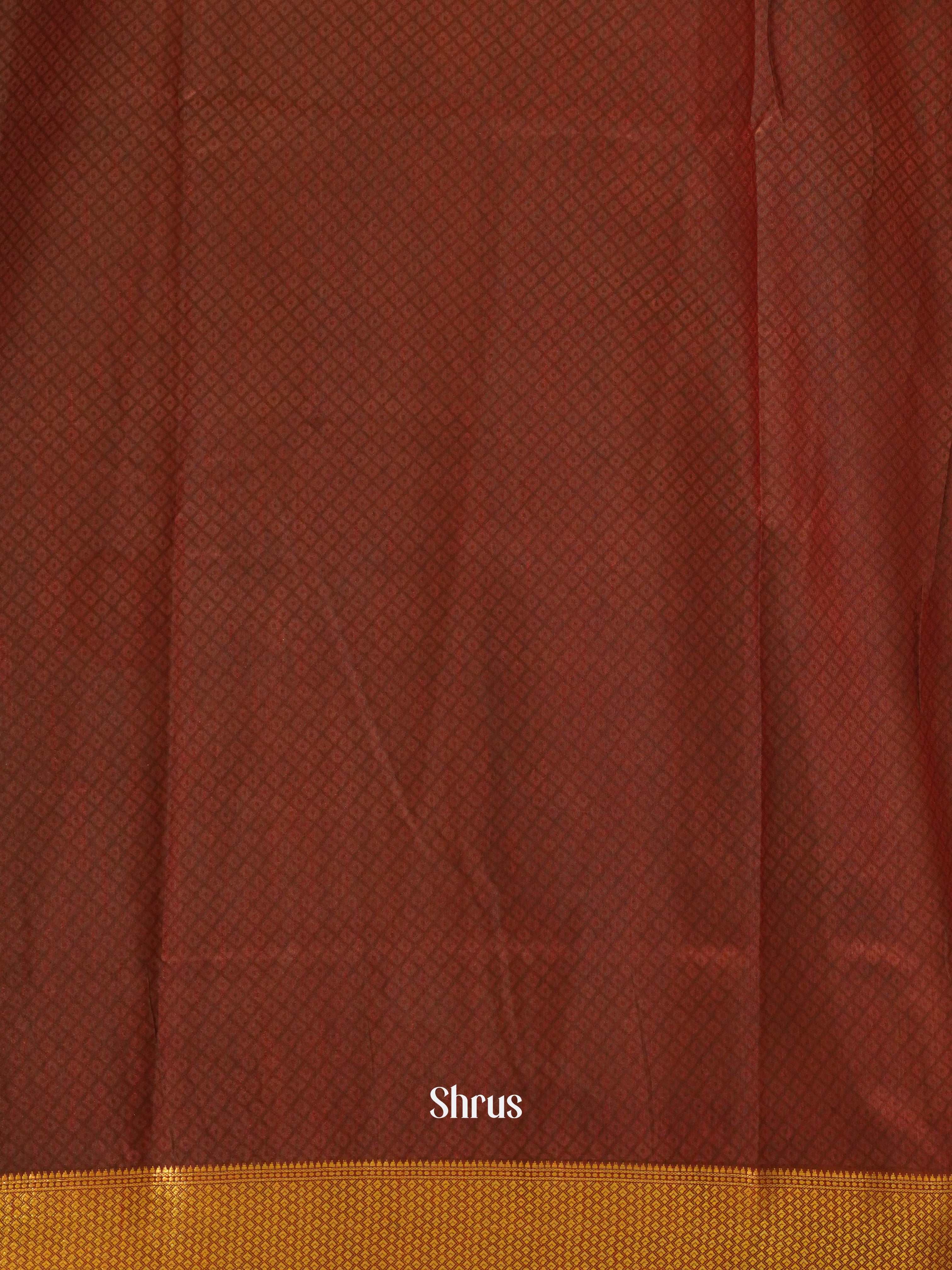 Green & Maroon - Semi Patola Saree - Shop on ShrusEternity.com