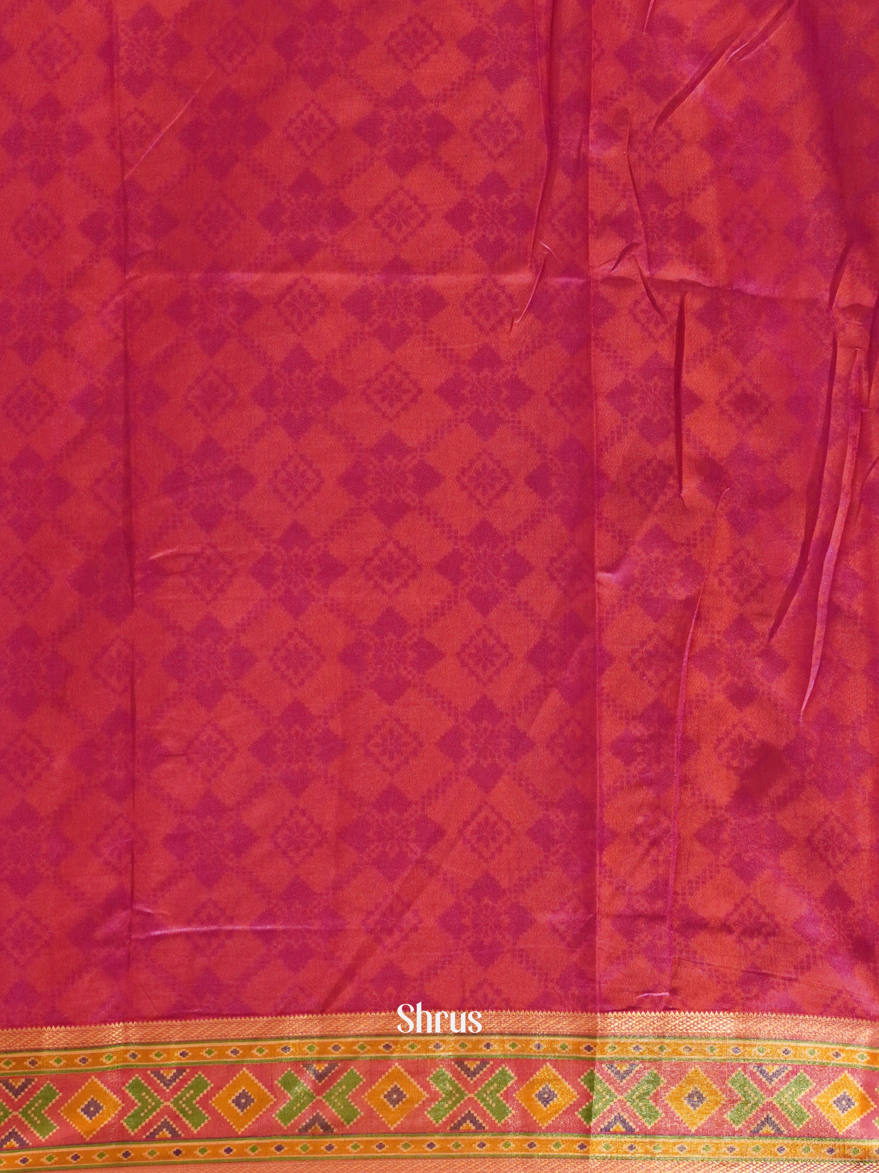 CES24283 - Semi Patola Saree - Shop on ShrusEternity.com