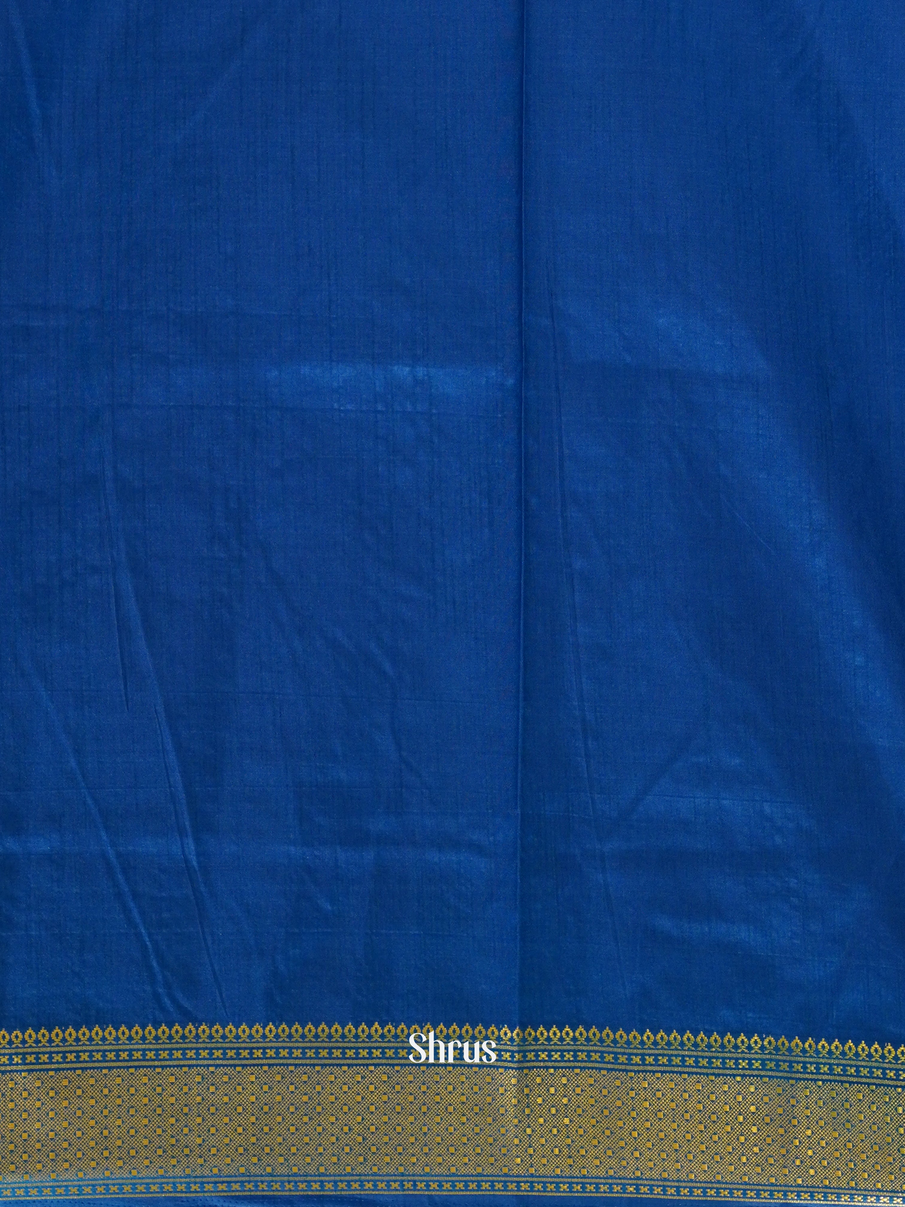 Blue - Semi Patola Saree - Shop on ShrusEternity.com