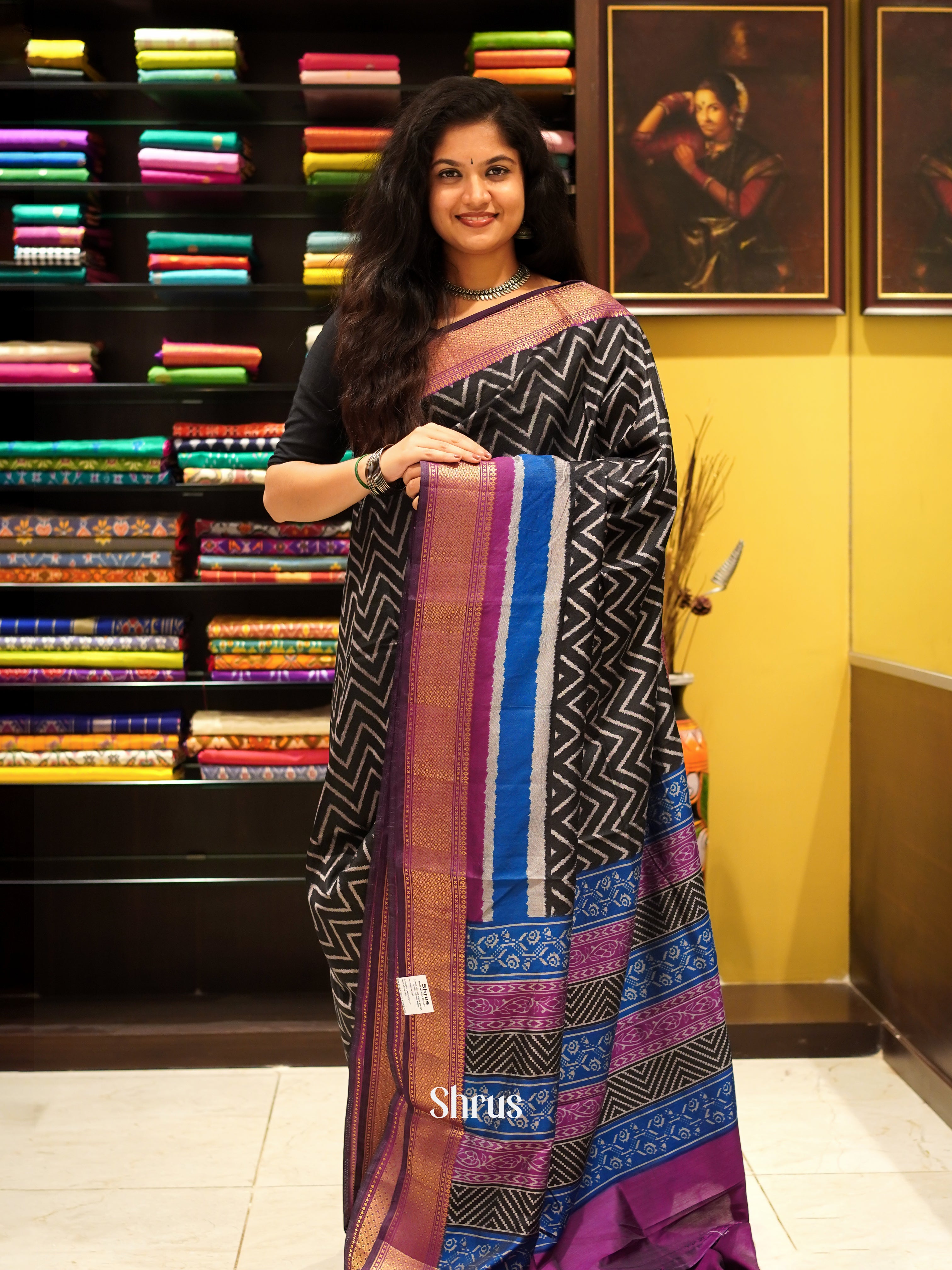 CES24301 - Semi Patola Saree - Shop on ShrusEternity.com