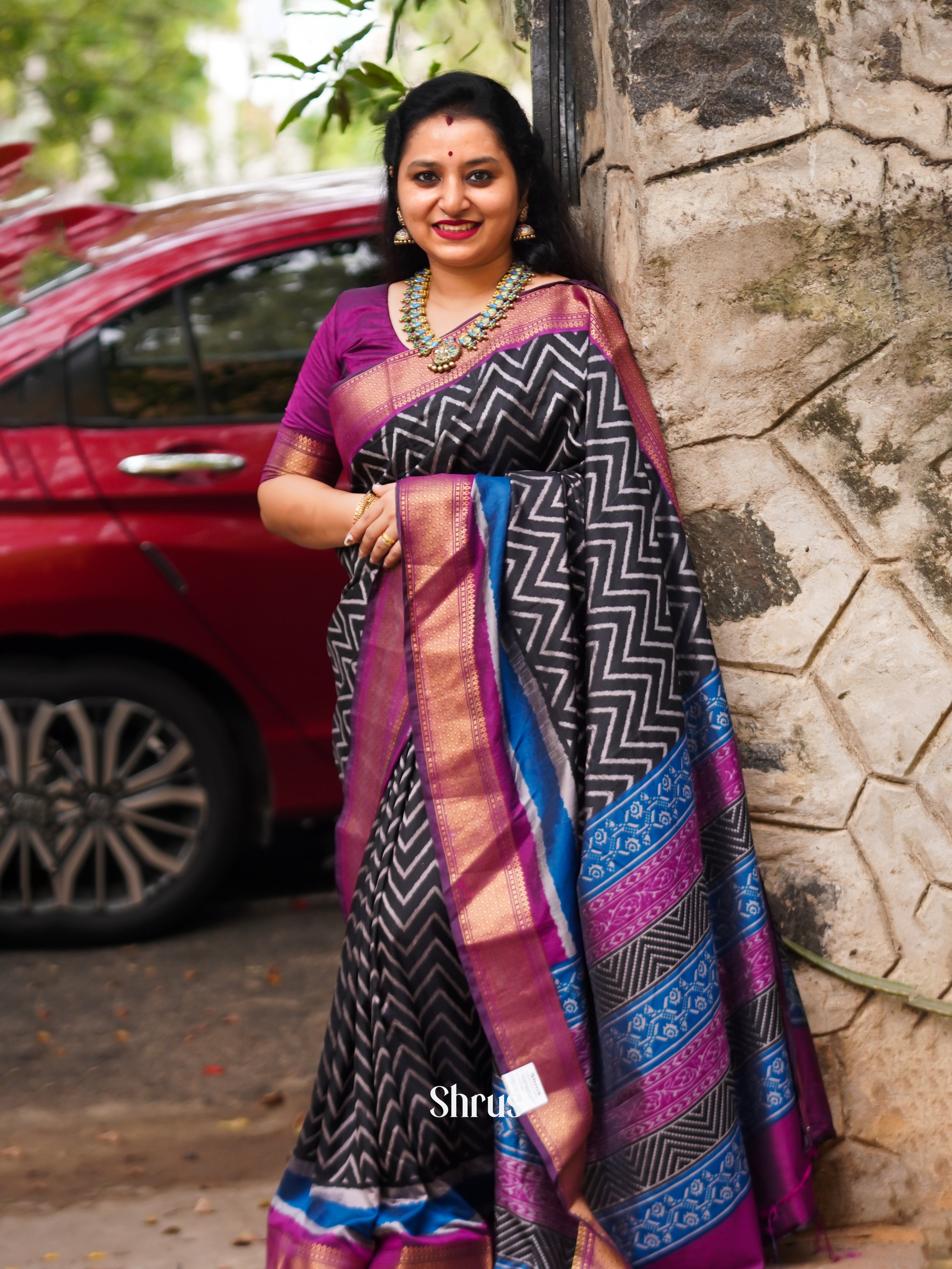 CES24301 - Semi Patola Saree - Shop on ShrusEternity.com
