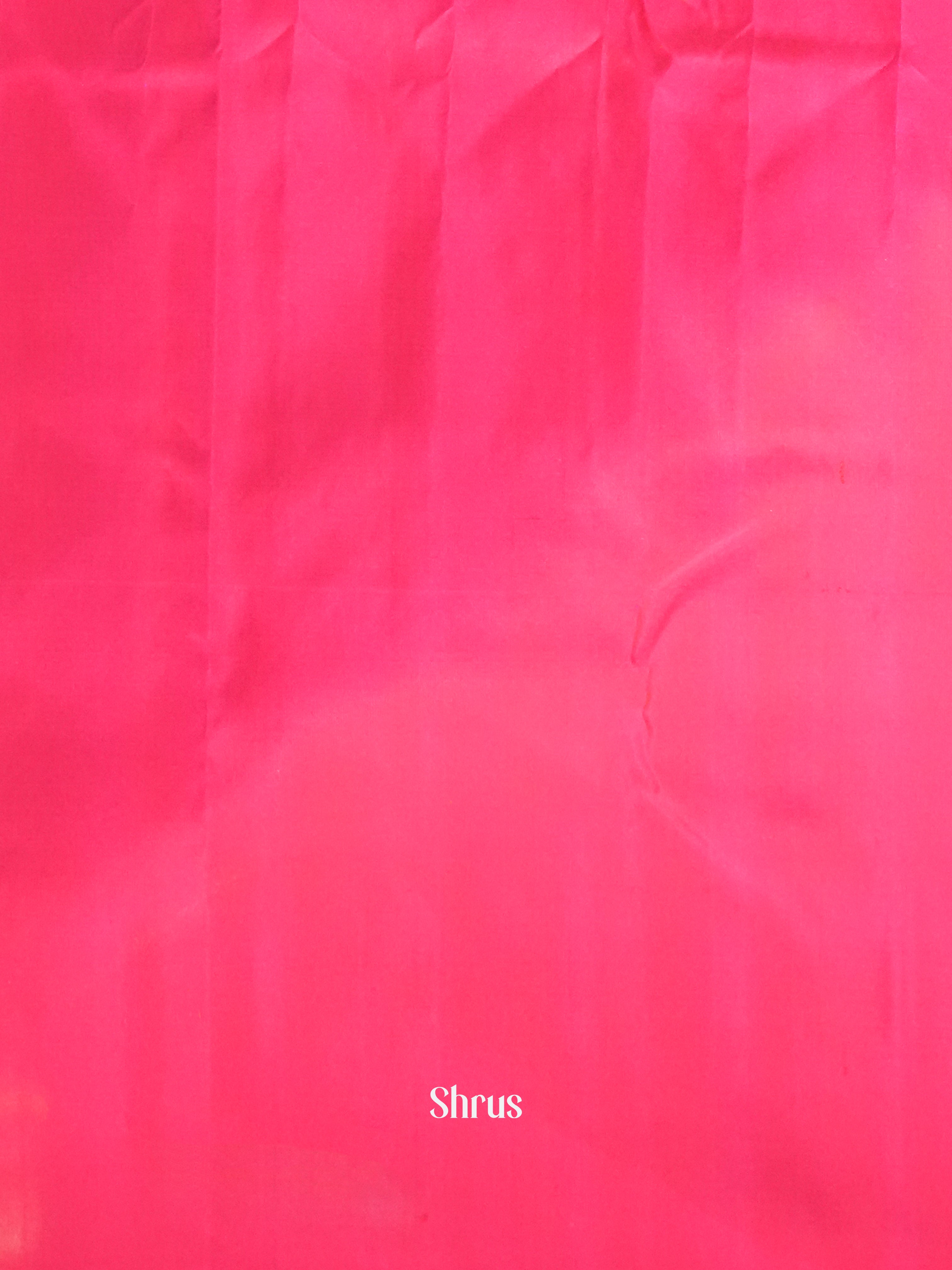 Double Shaded Green & Pink - Gadwal Silk Saree - Shop on ShrusEternity.com