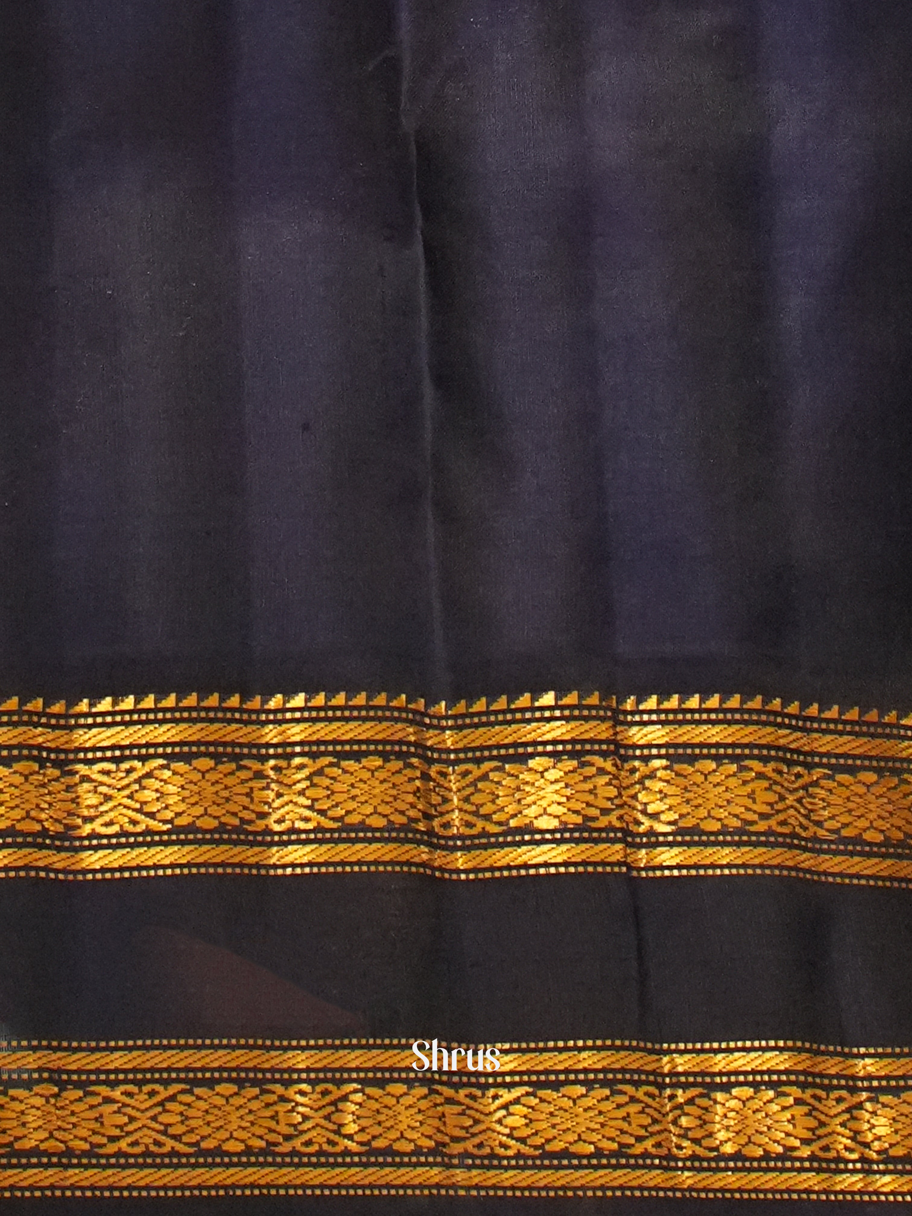 Mild Lavender & Blue - Gadwal Silk Saree - Shop on ShrusEternity.com