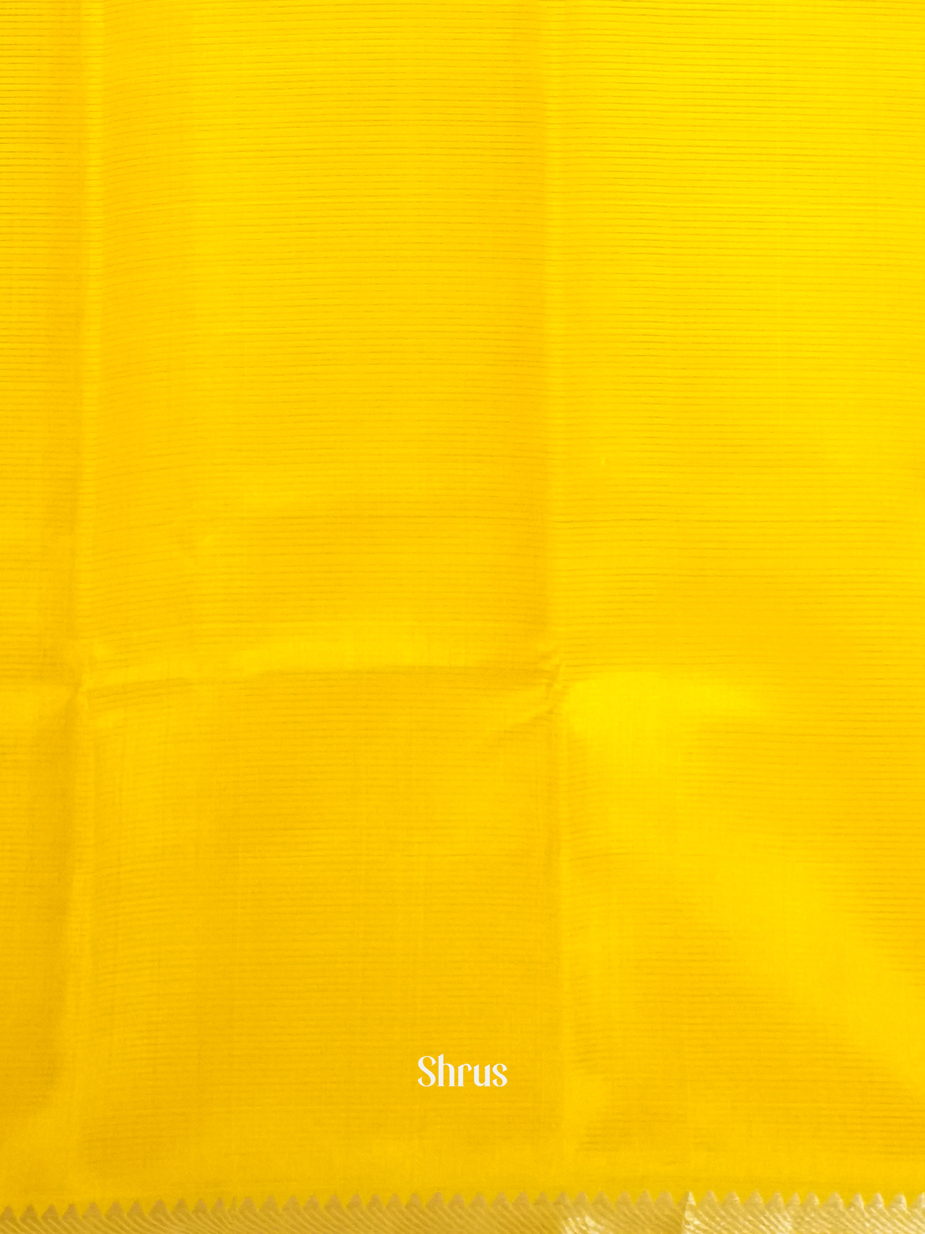 Yellow(Single Tone)- Mangalagiri Silk Cotton - Shop on ShrusEternity.com