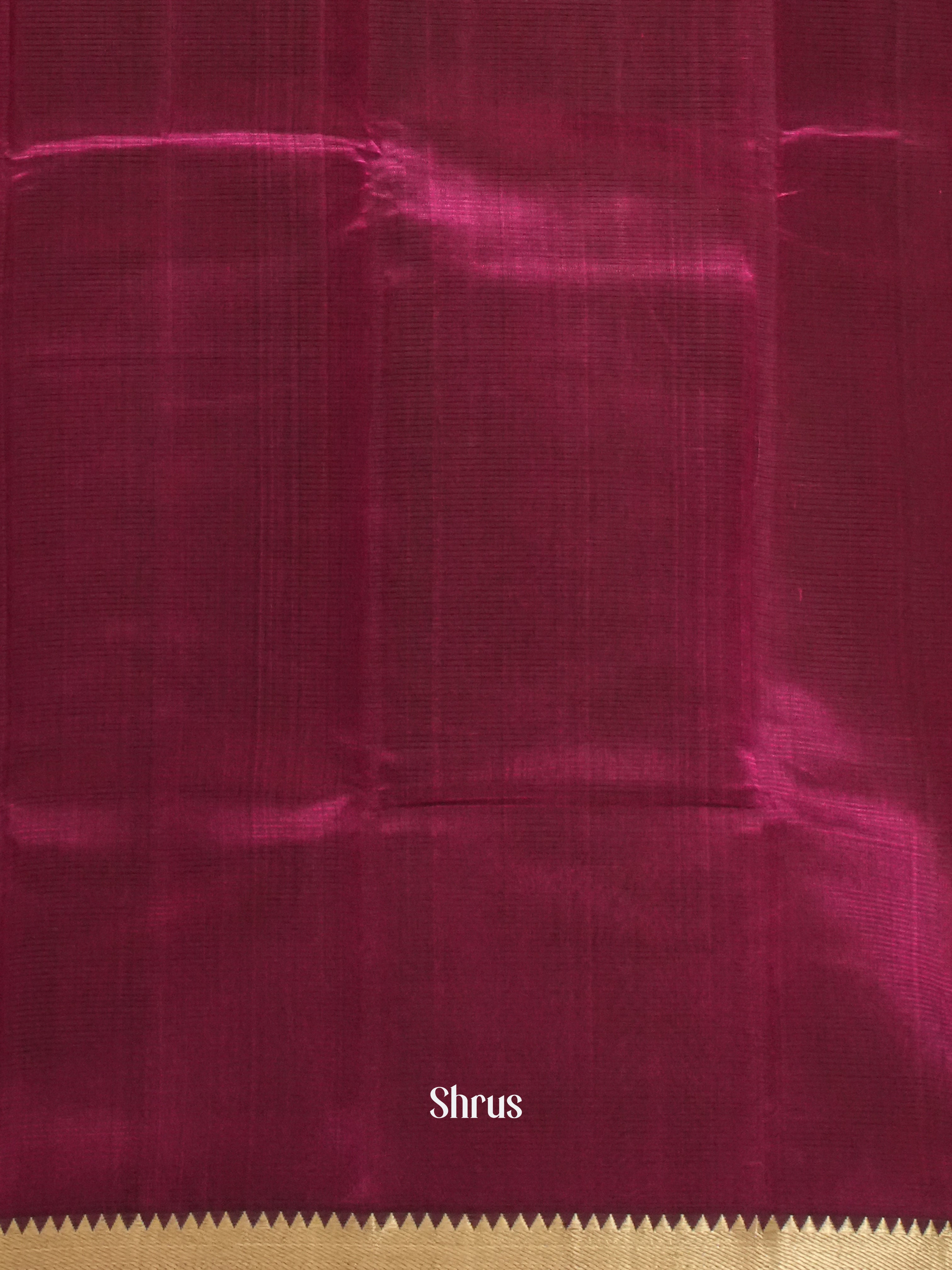 Purple(Single Tone) - Mangalagiri Silk Cotton Saree - Shop on ShrusEternity.com