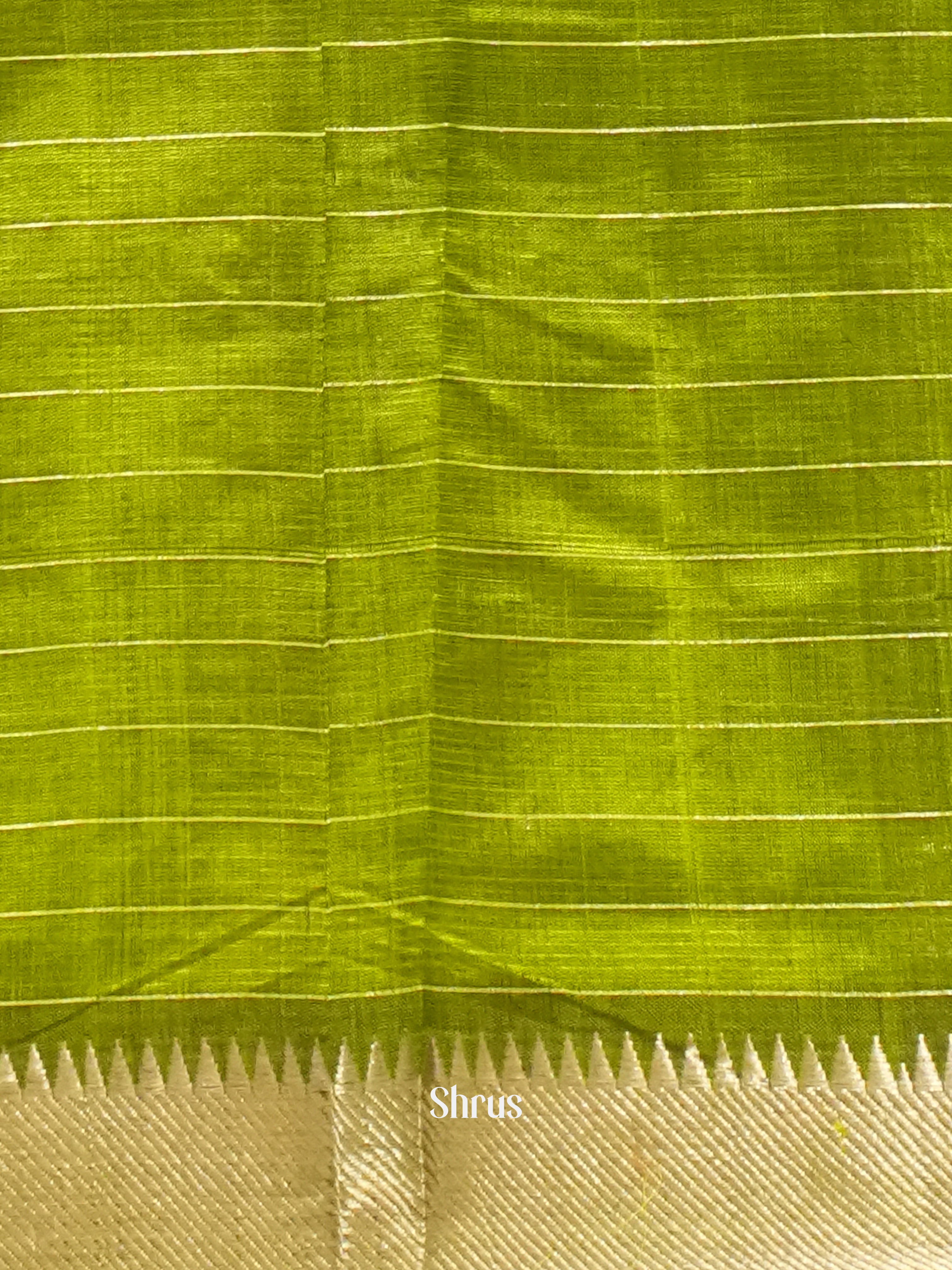 Light Green(Single Tone)- Mangalagiri Silk Cotton saree - Shop on ShrusEternity.com