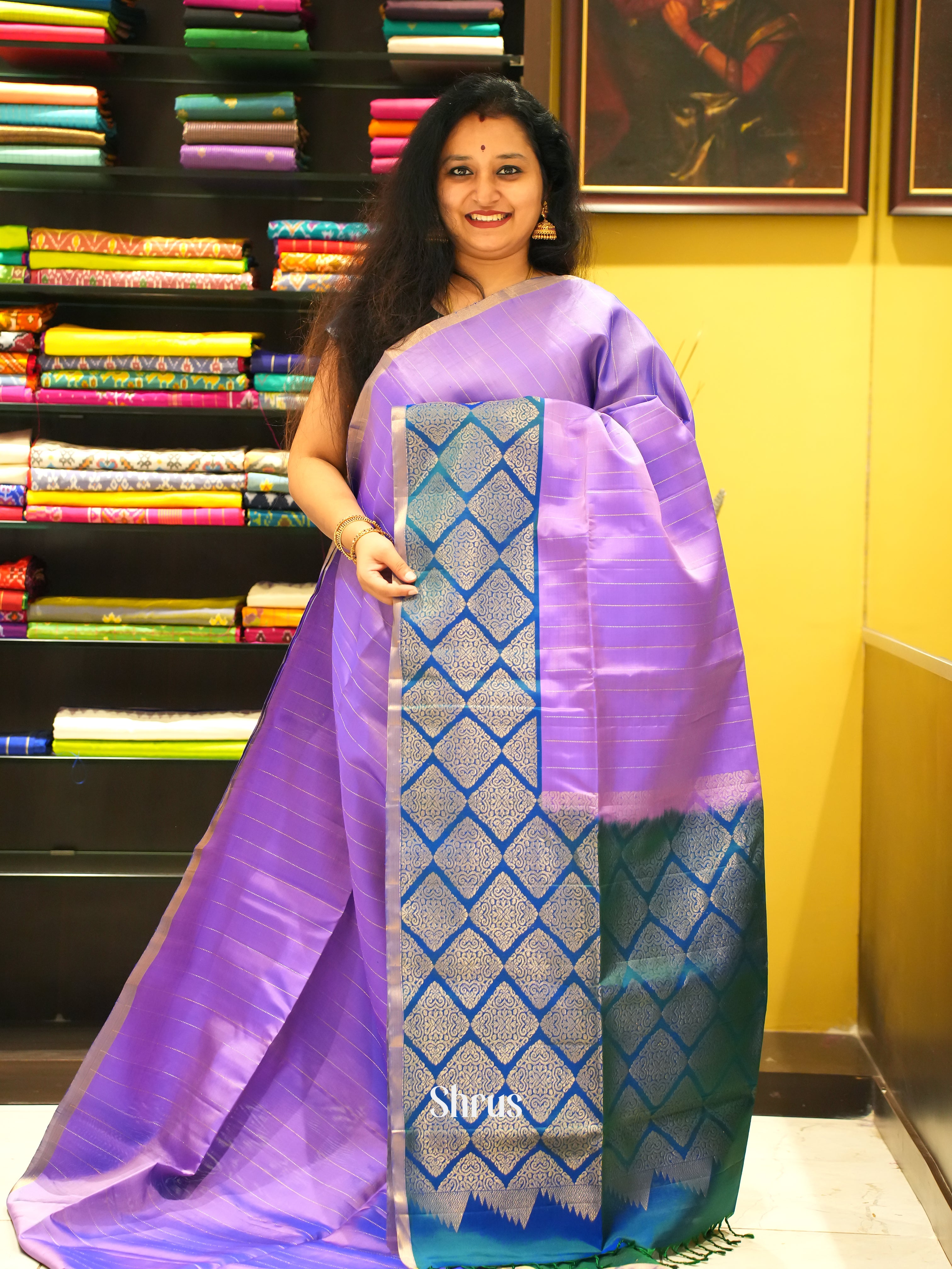 CES25077 -Soft Silk saree - Shop on ShrusEternity.com