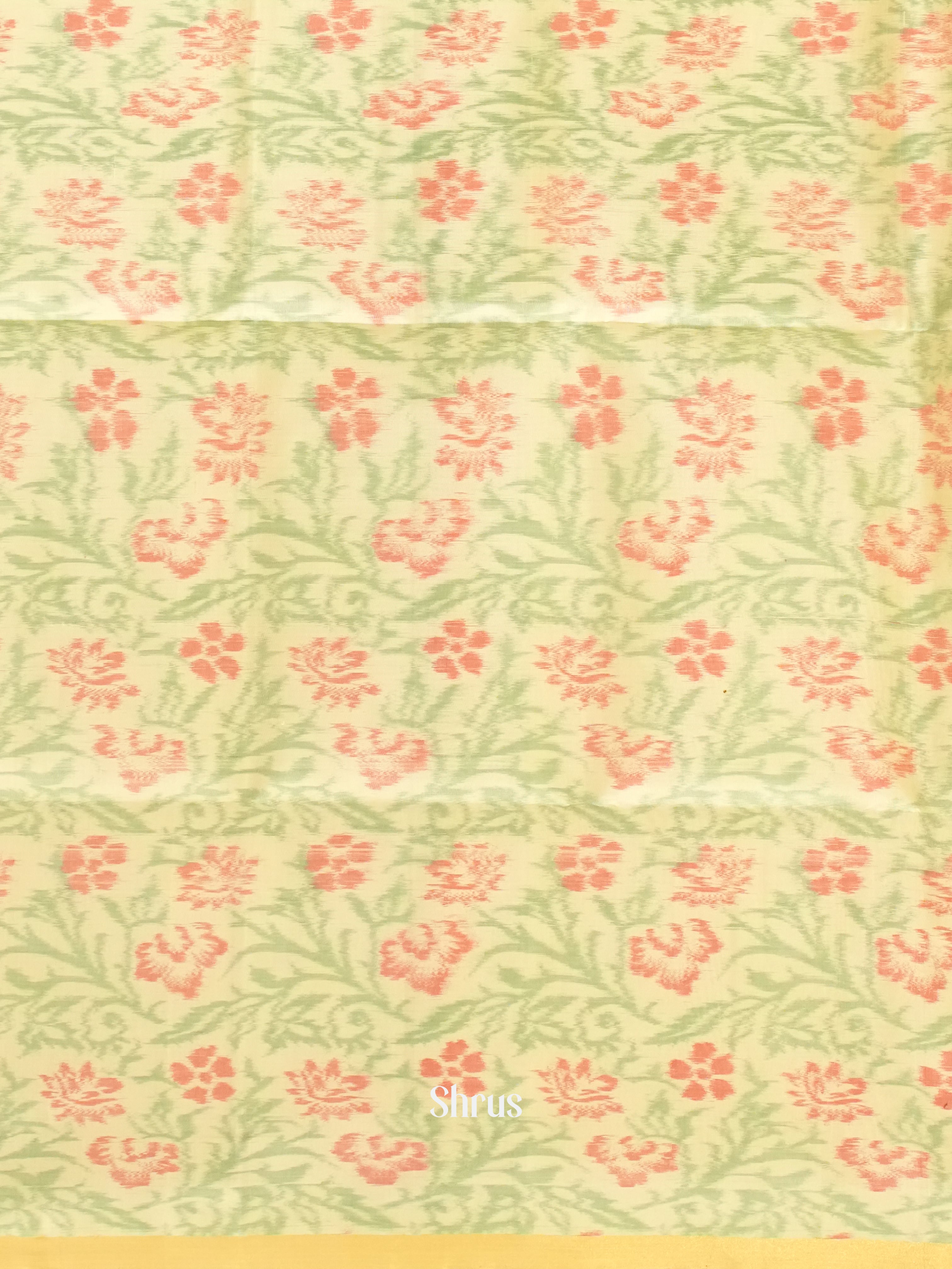 Purple & Cream - Soft Silk Saree - Shop on ShrusEternity.com