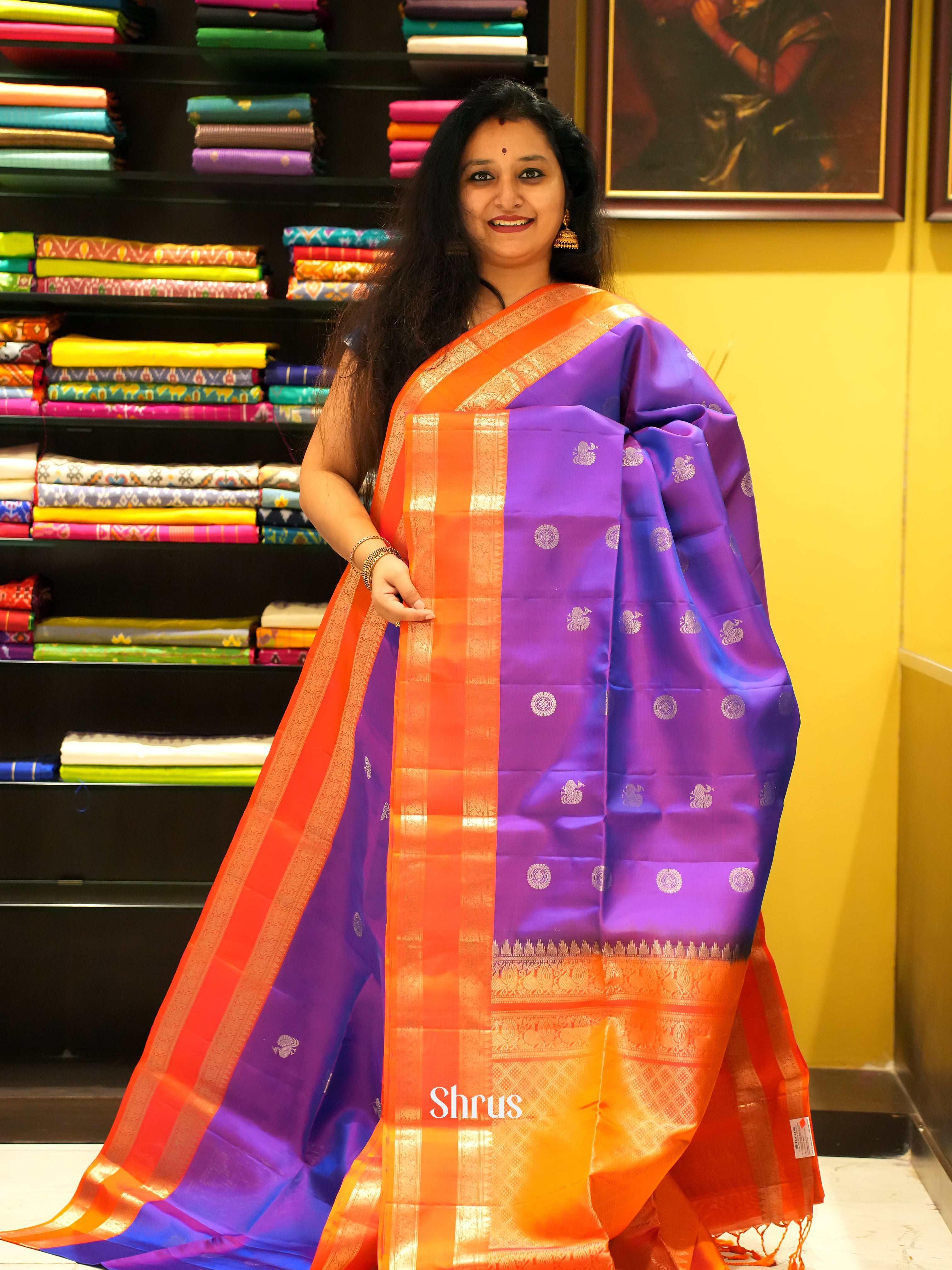 Purple & Orange - Soft Silk - Shop on ShrusEternity.com