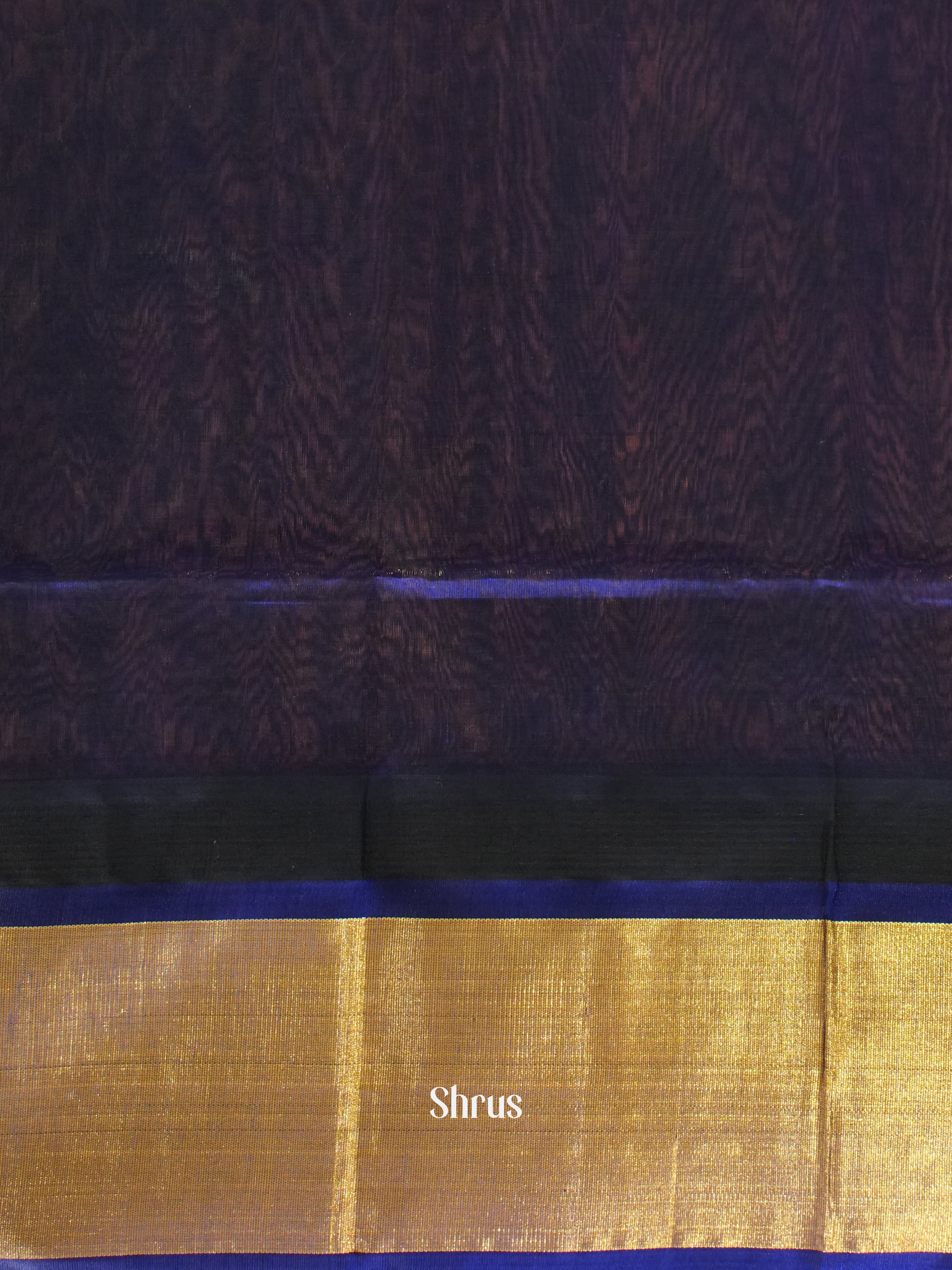 Pink & Blue - Silk Cotton Saree - Shop on ShrusEternity.com
