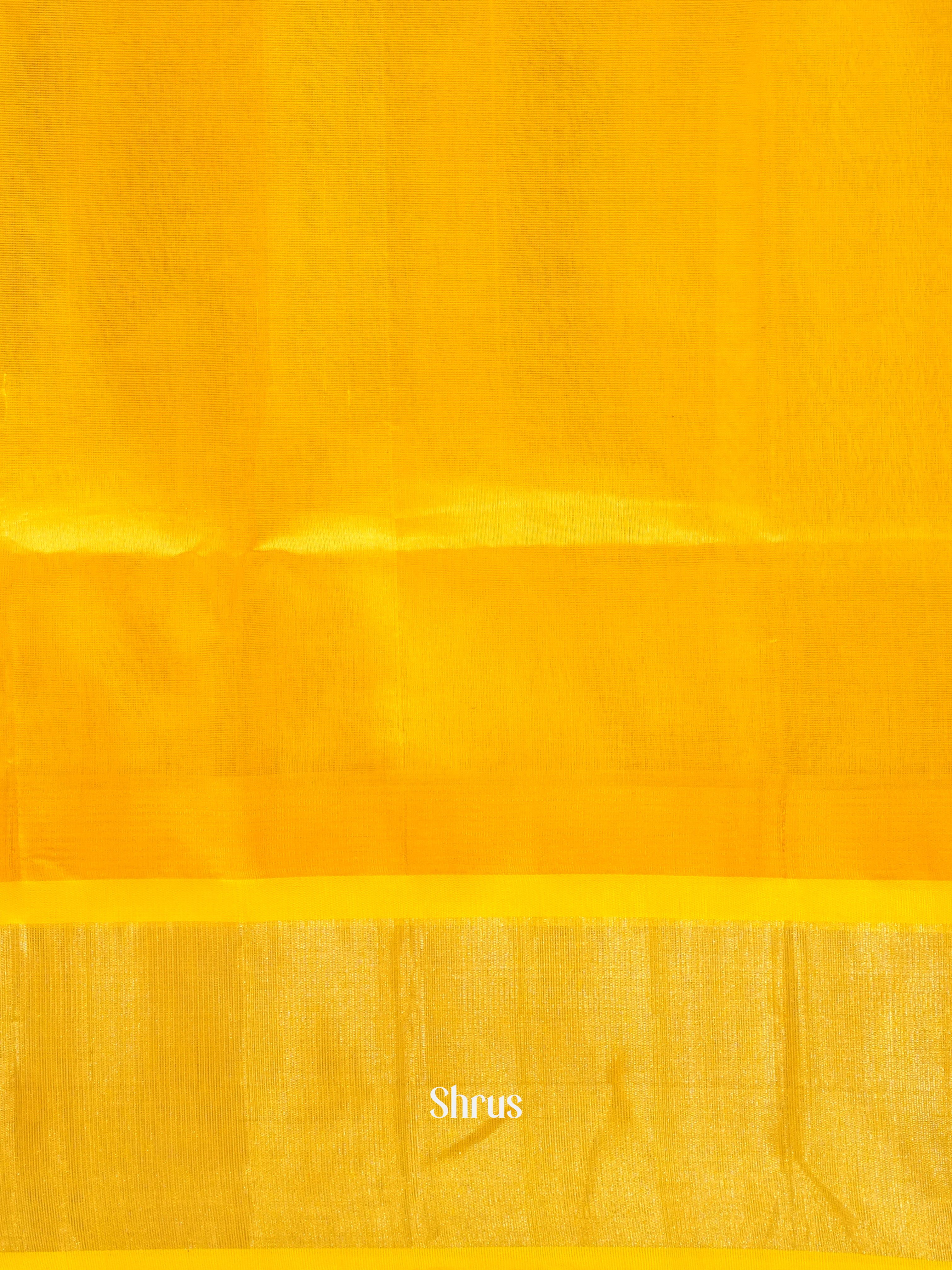 Purple & Yellow - Silk Cotton Saree - Shop on ShrusEternity.com