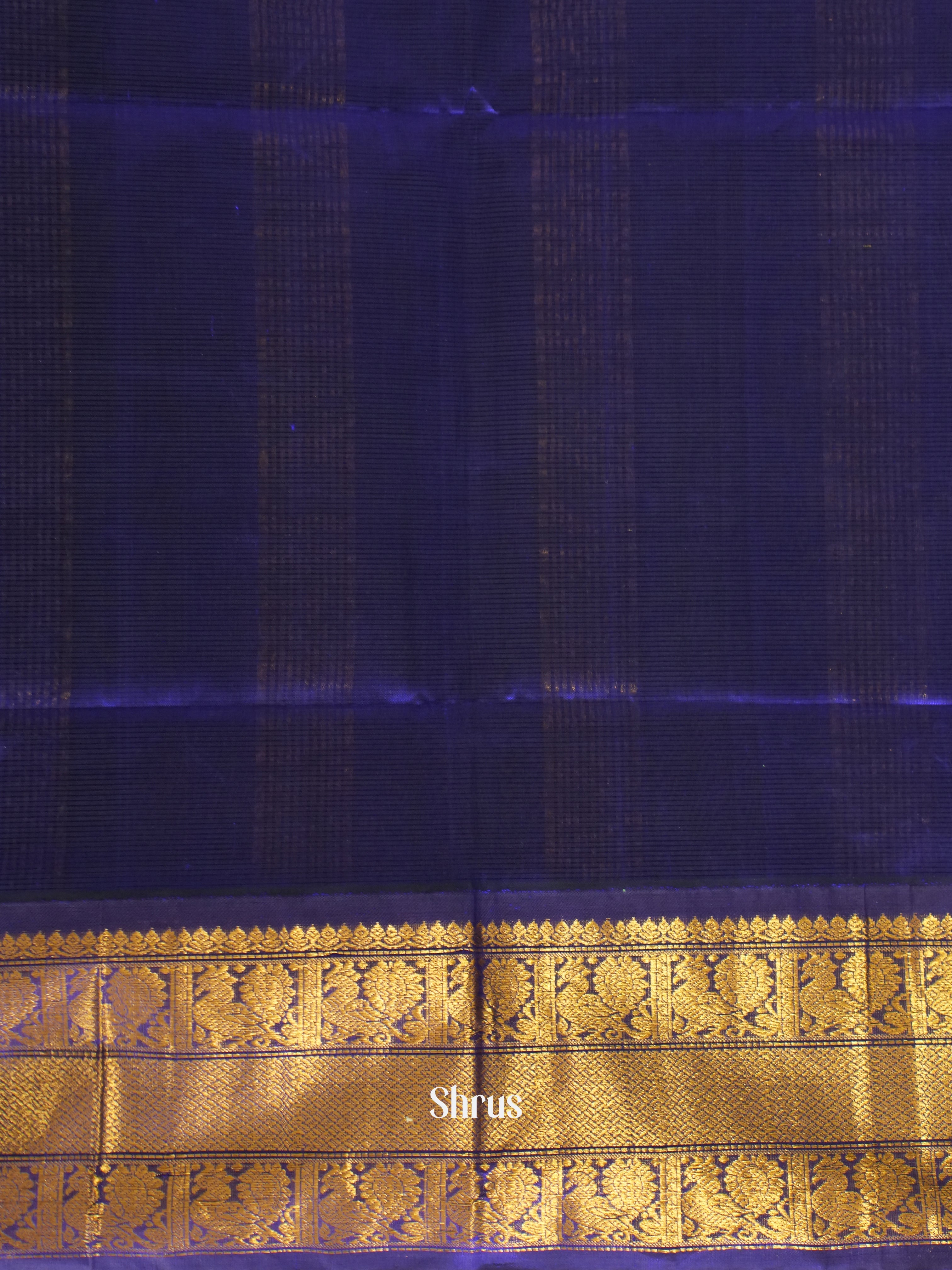 Green & Blue - Silk Cotton Saree - Shop on ShrusEternity.com