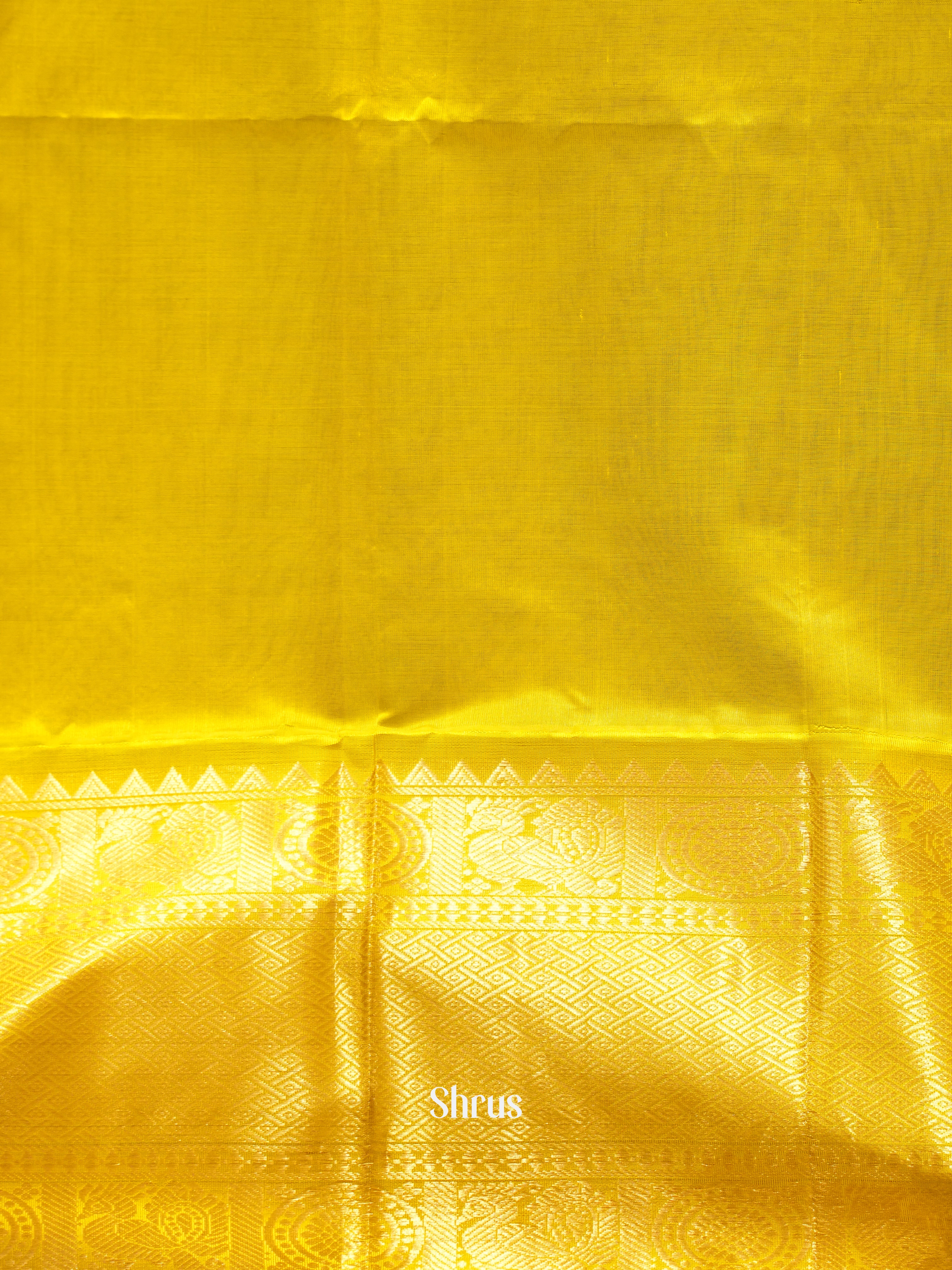 Blue & Yellow - Silk Cotton - Shop on ShrusEternity.com