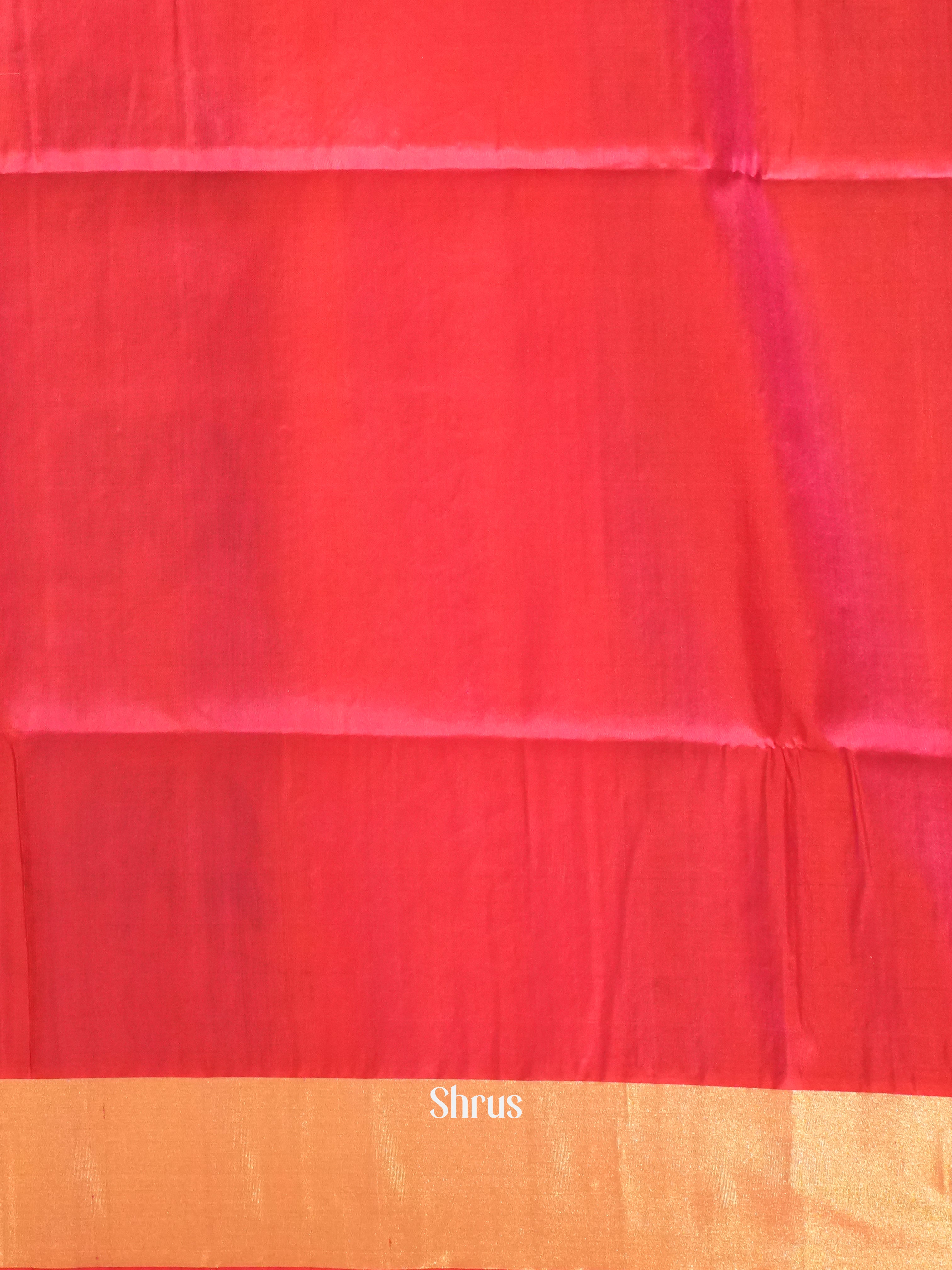 Mustard & Pink - soft Silk Saree-2
