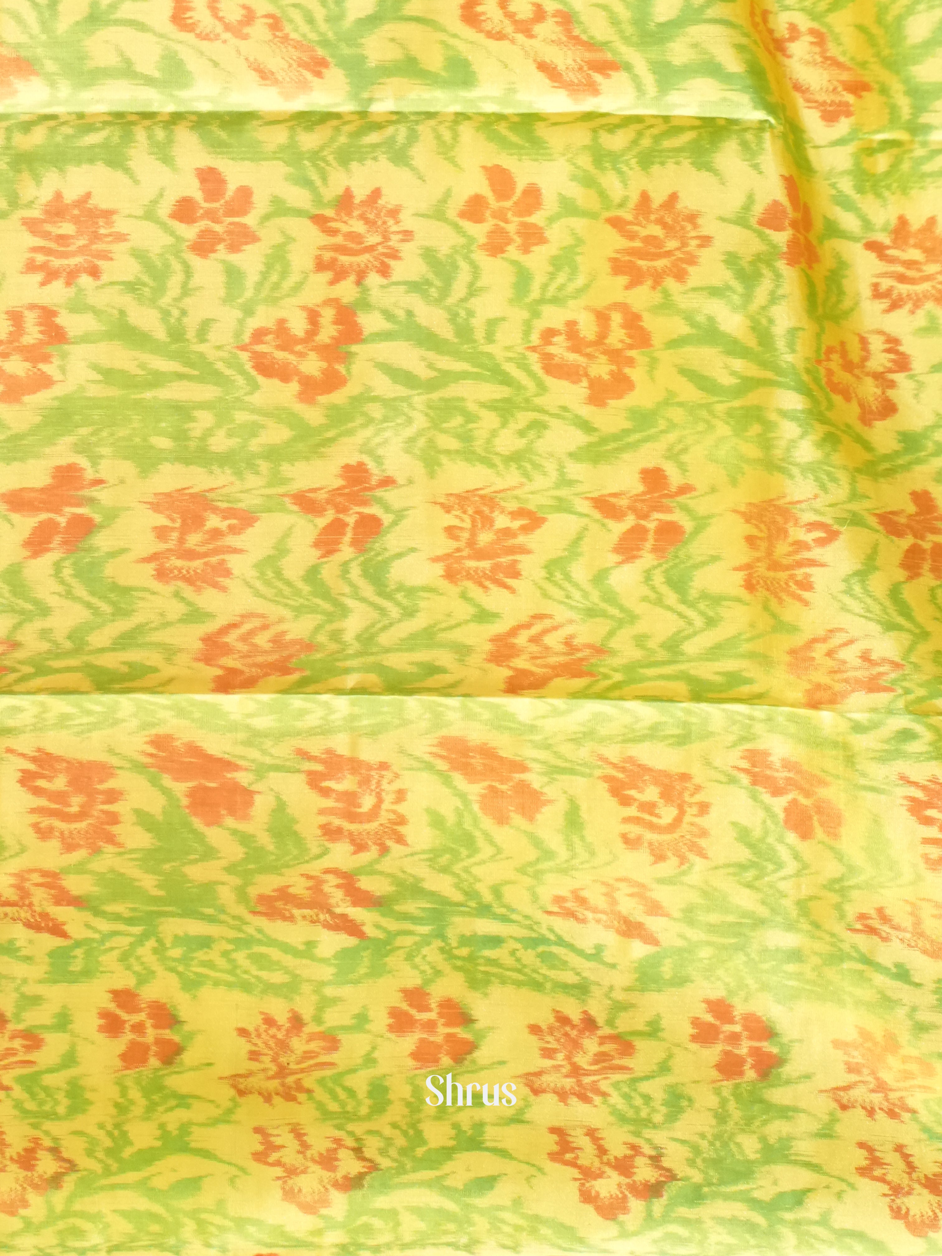 Pink & Yellow - Soft Silk Saree - Shop on ShrusEternity.com