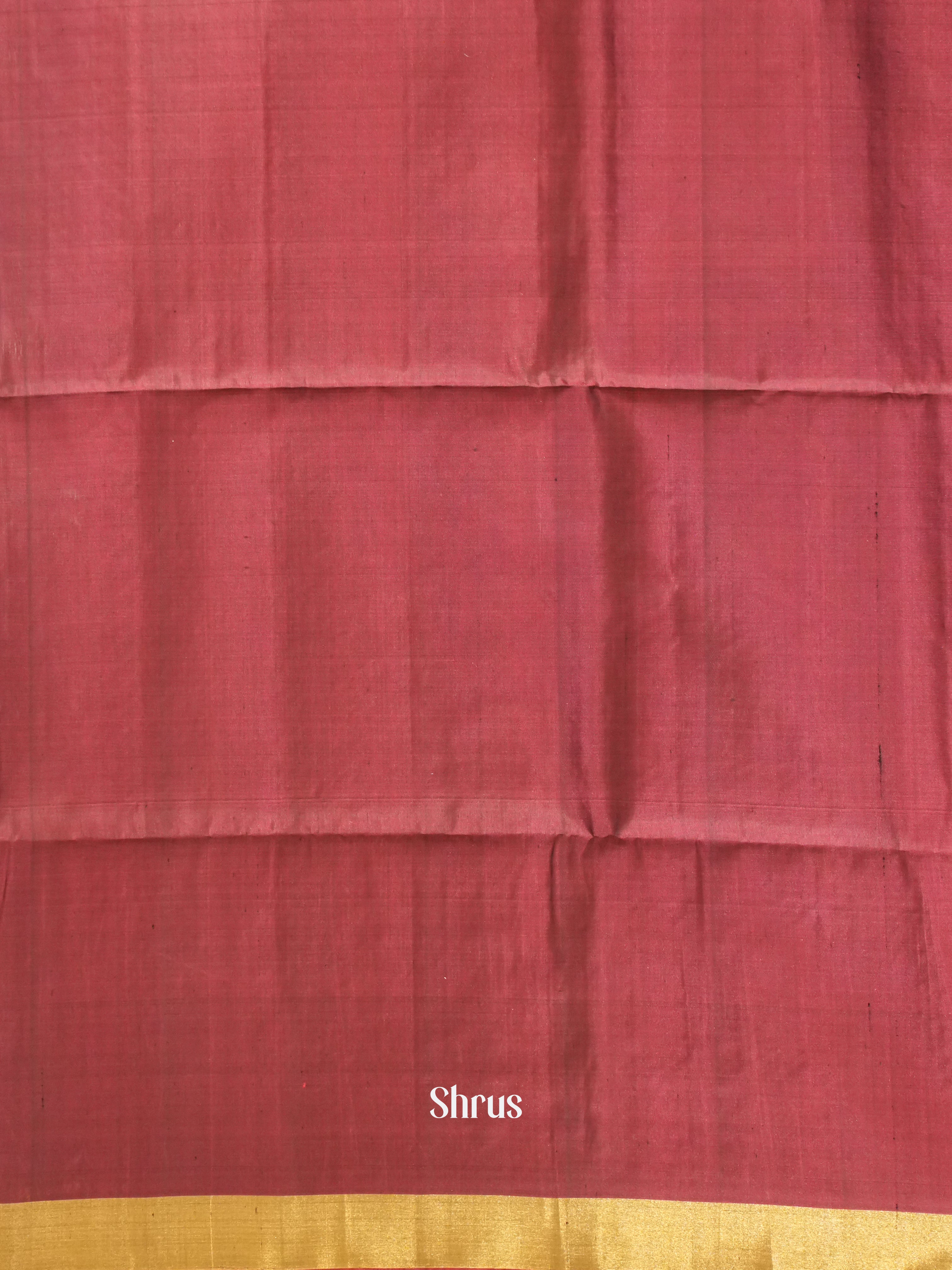 Blue & Maroon - soft Silk Saree - Shop on ShrusEternity.com