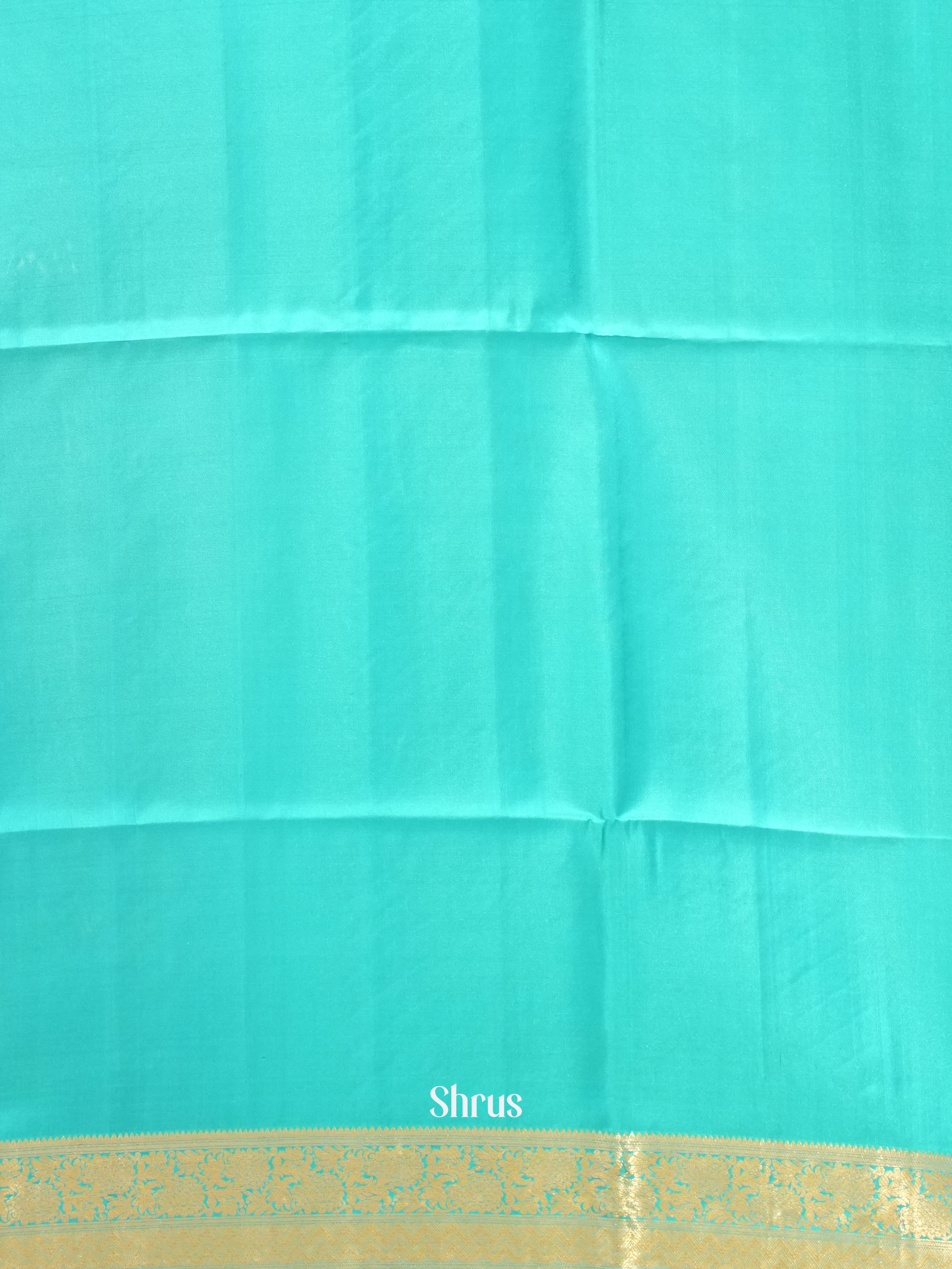 Blue & Teal - Soft Silk Saree - Shop on ShrusEternity.com
