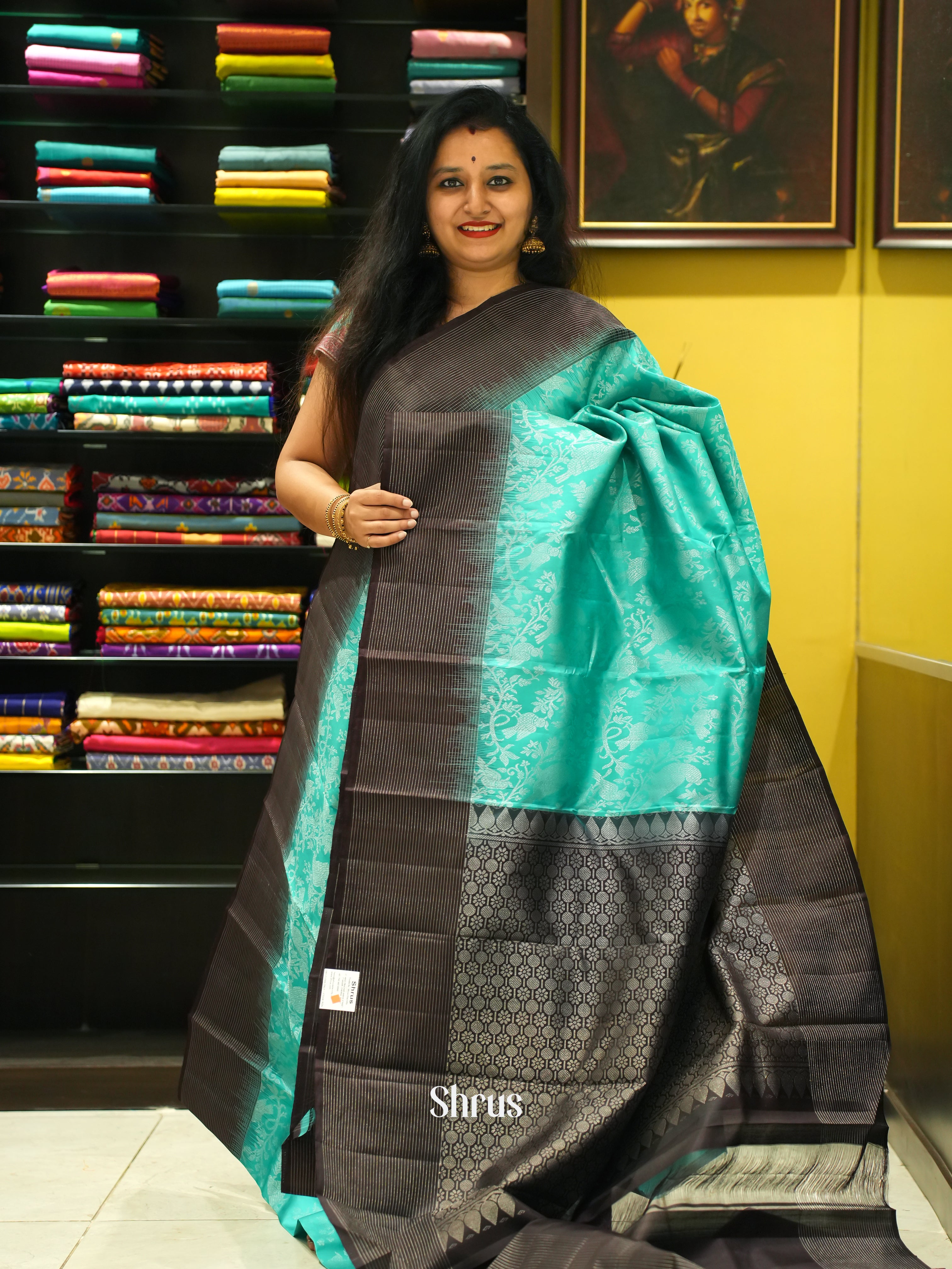 Teal & Brown - Soft Silk - Shop on ShrusEternity.com