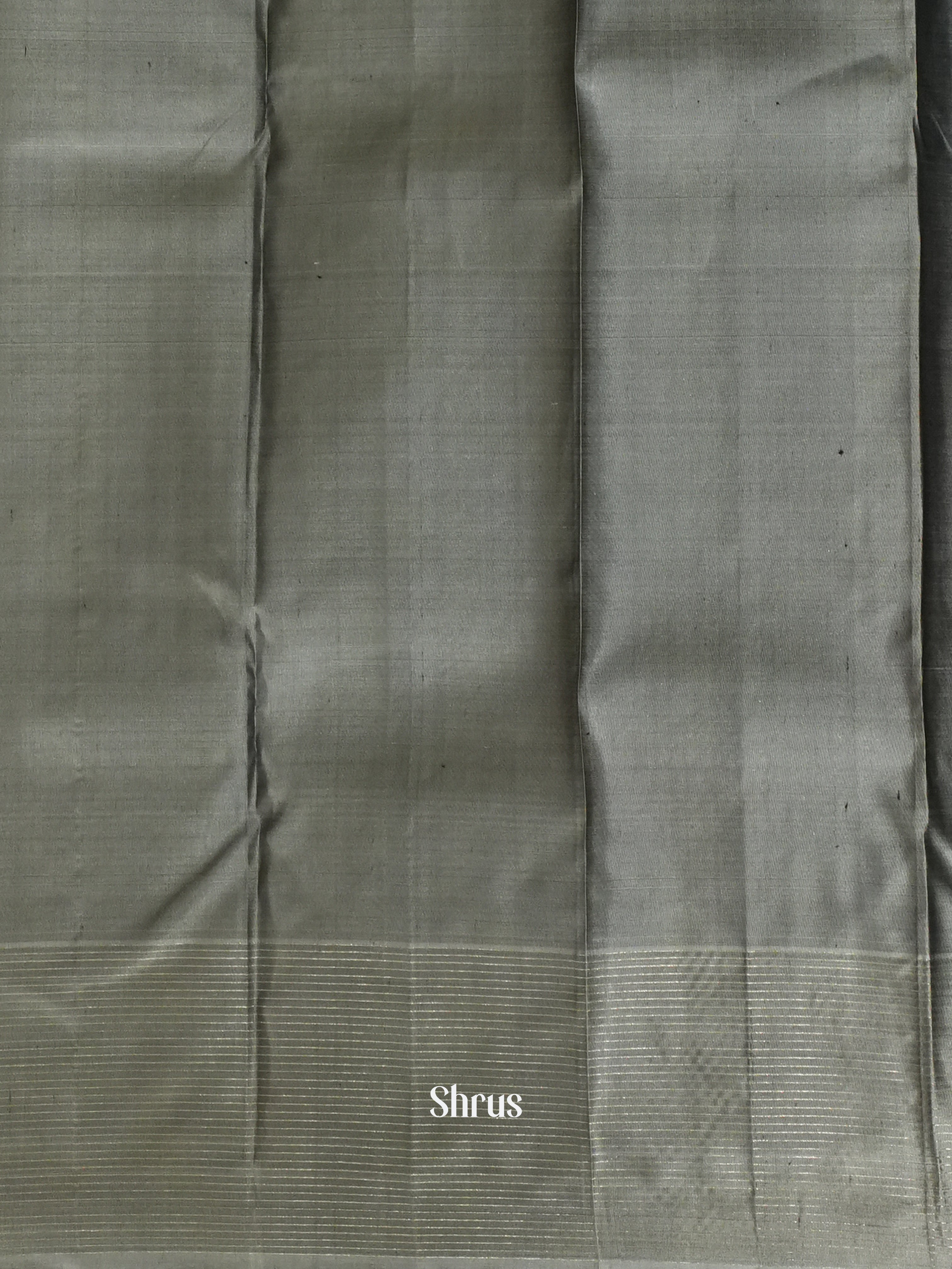 Pink & Grey - Soft Silk Saree - Shop on ShrusEternity.com