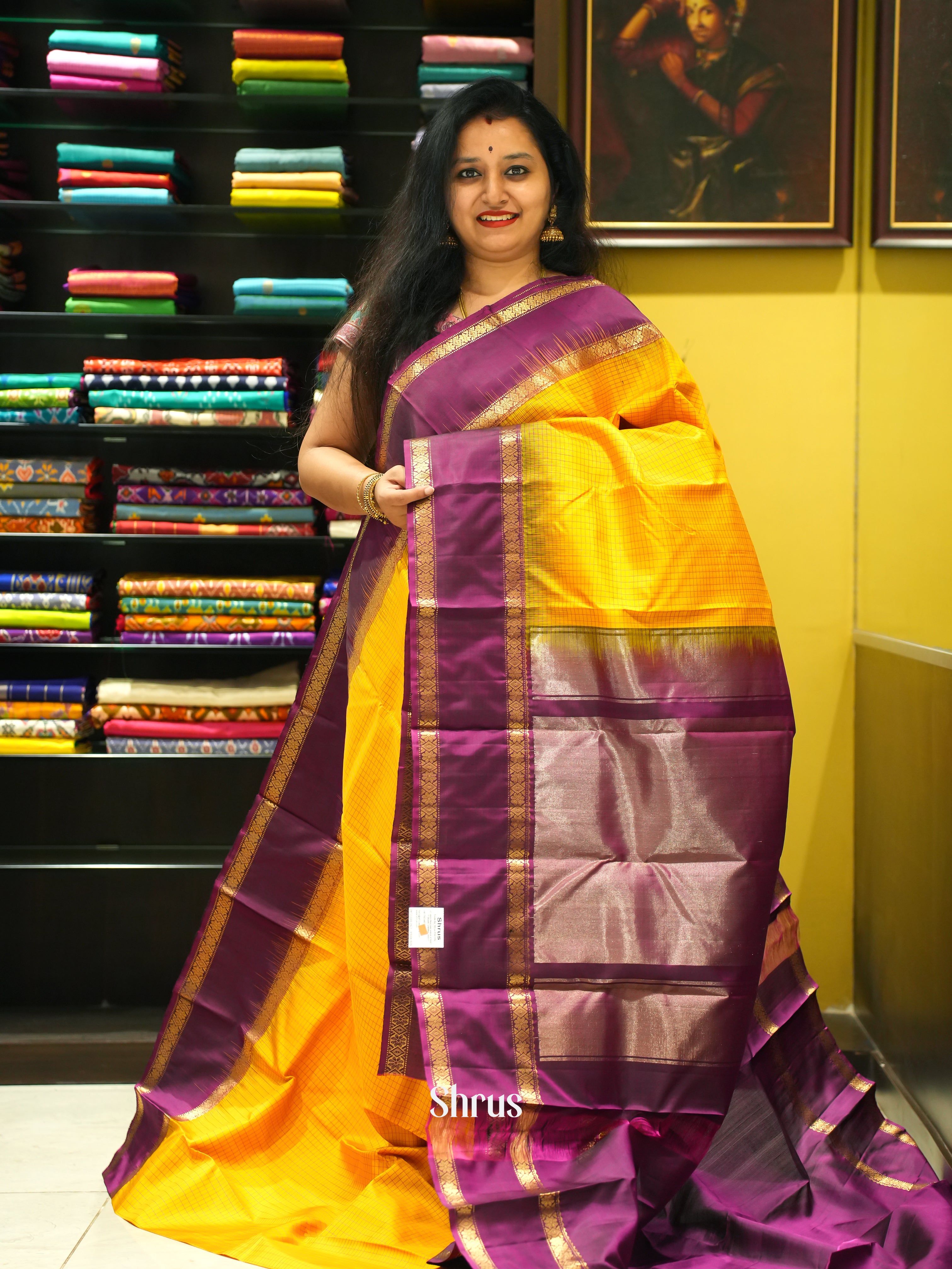 CES31298 - Soft Silk Saree - Shop on ShrusEternity.com