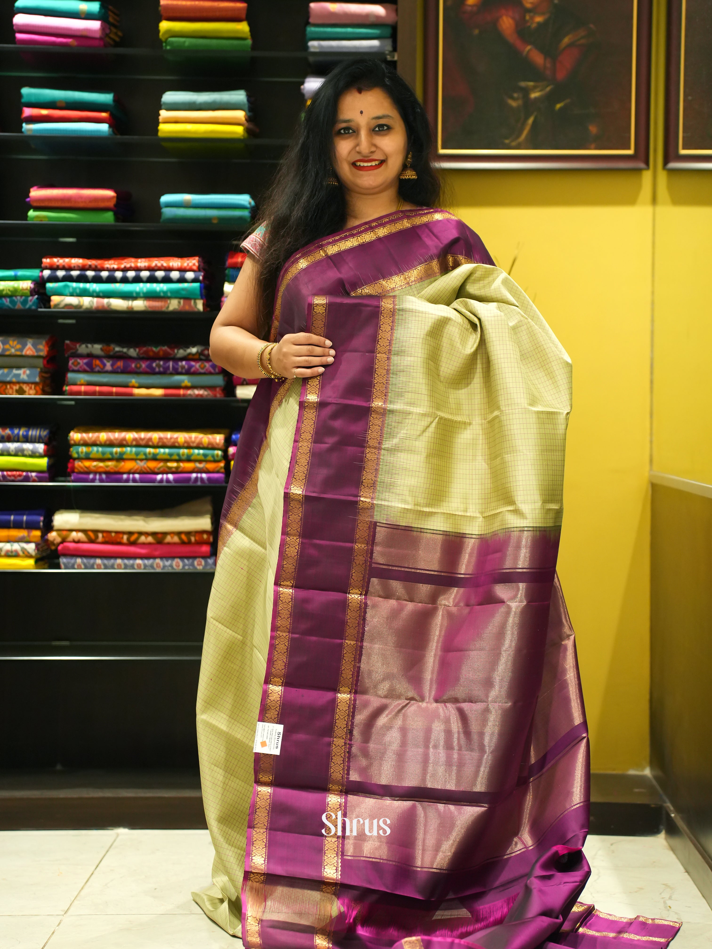 CES31302 - Soft Silk Saree - Shop on ShrusEternity.com