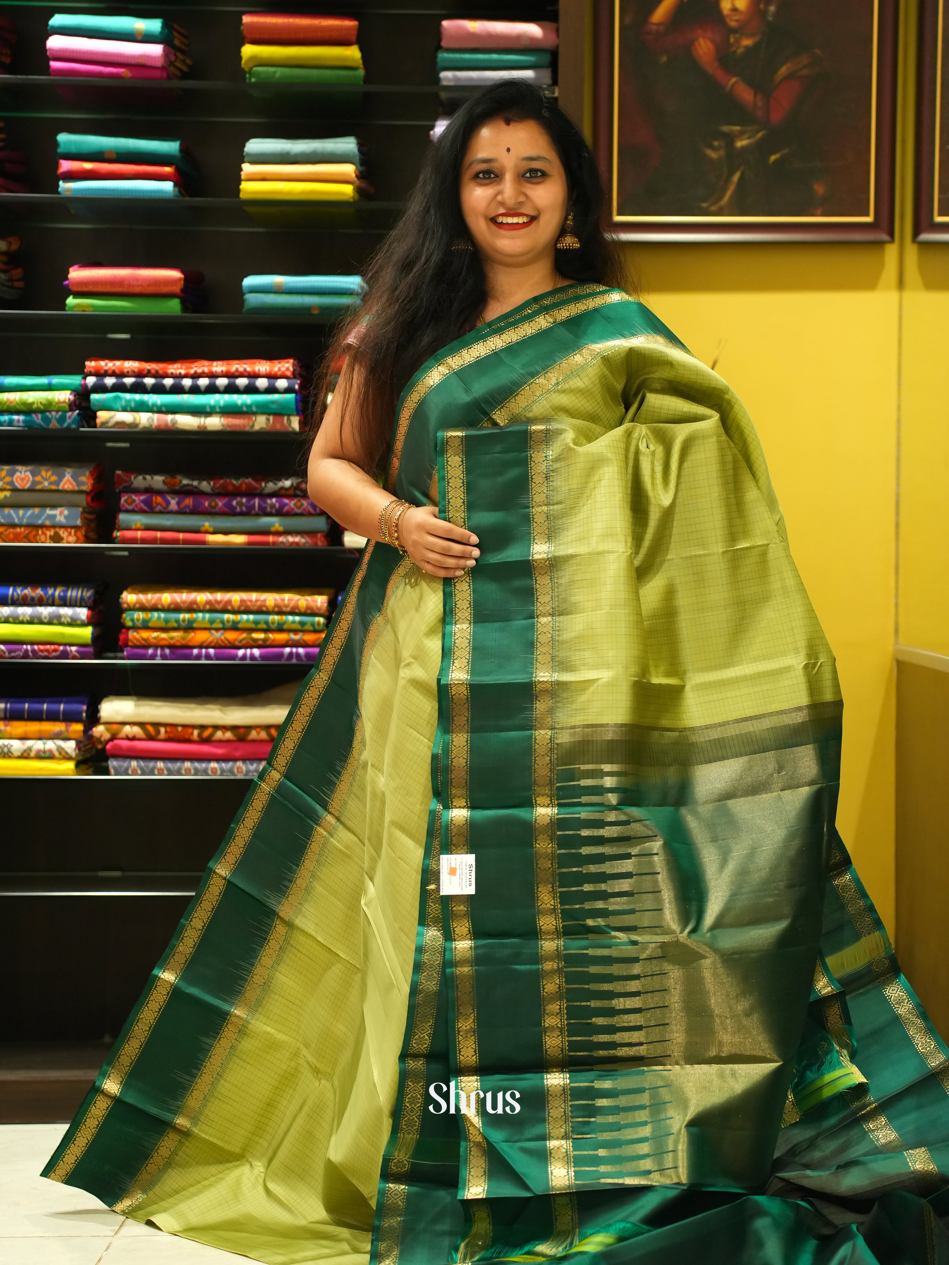 CES31303 - Soft Silk Saree - Shop on ShrusEternity.com