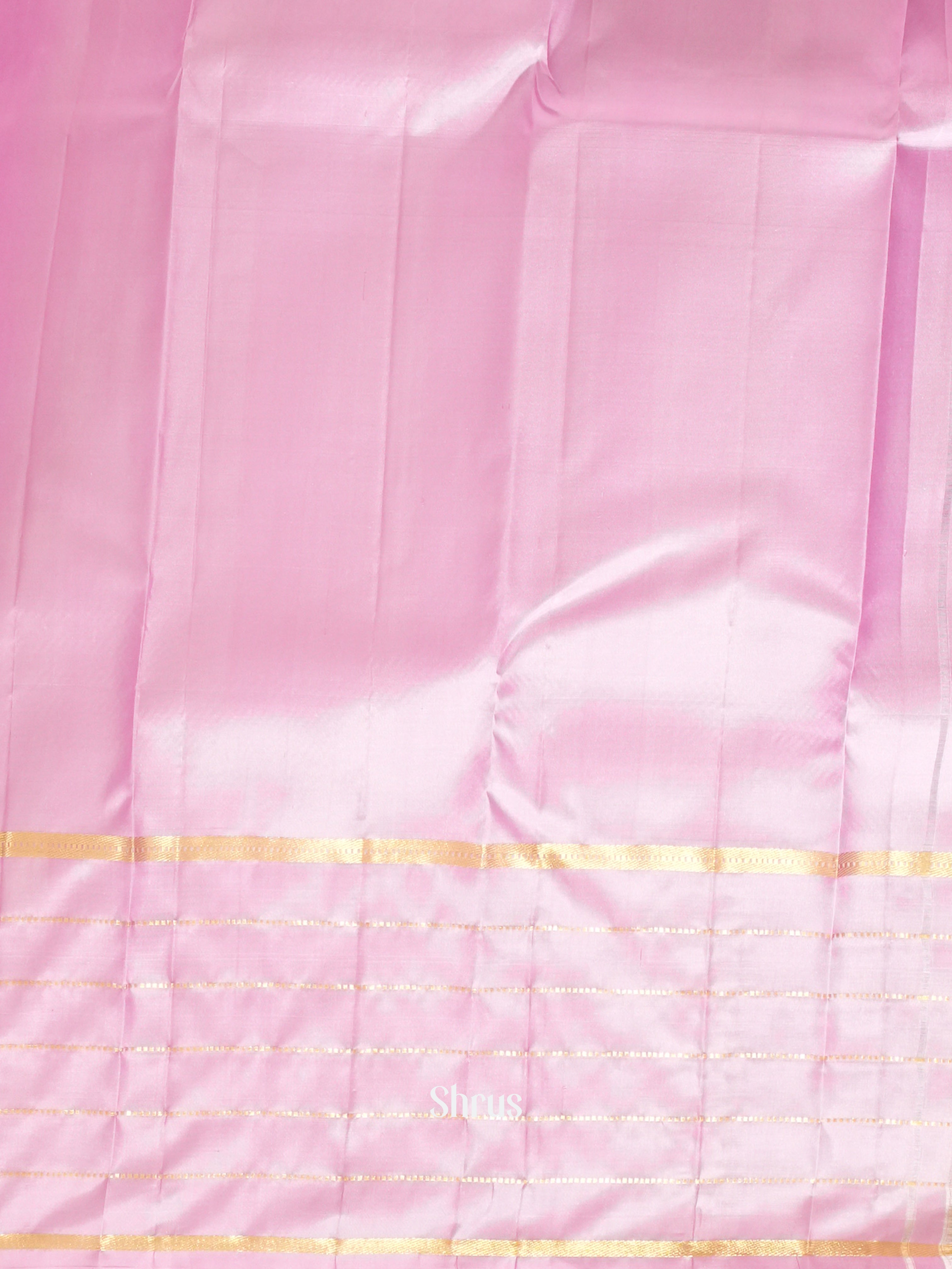 Purple & Pink - Soft Silk Saree - Shop on ShrusEternity.com