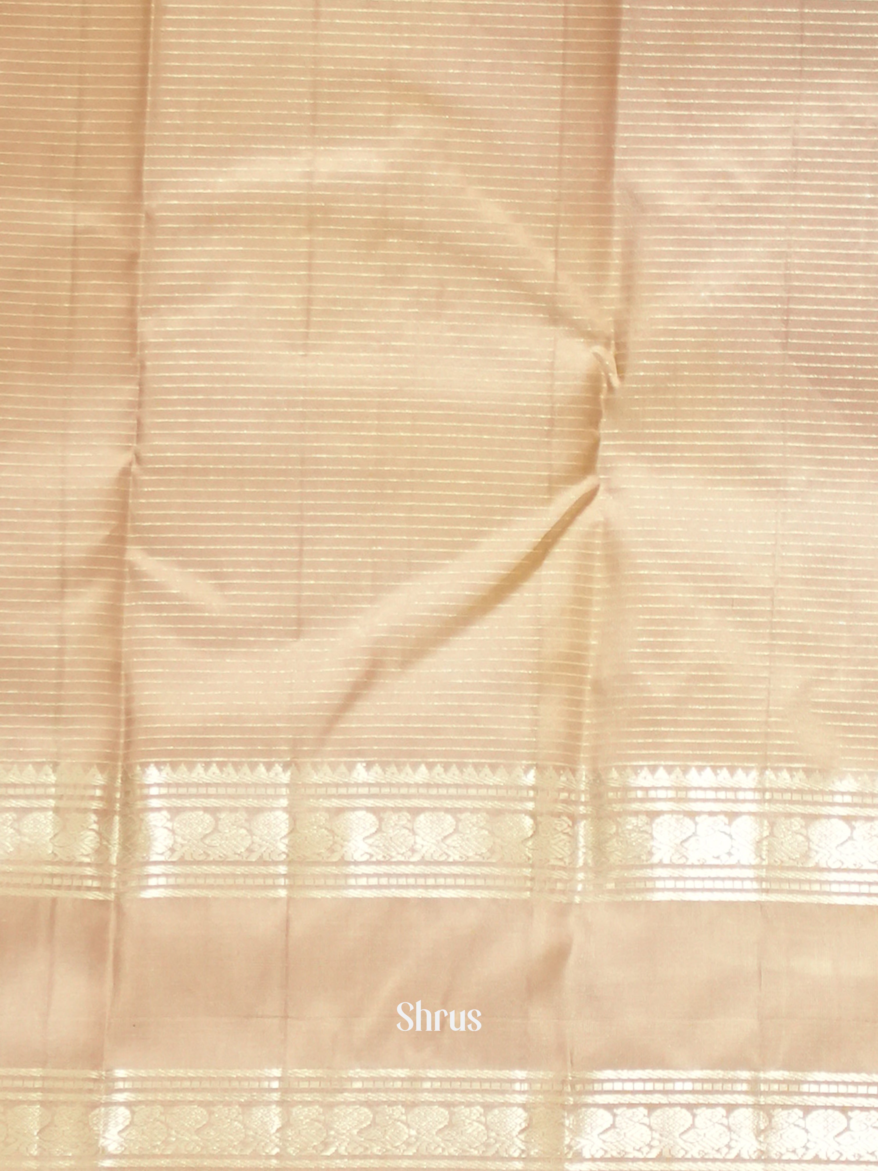 Mathulir Green & Dusty Brown - Soft Silk Saree - Shop on ShrusEternity.com