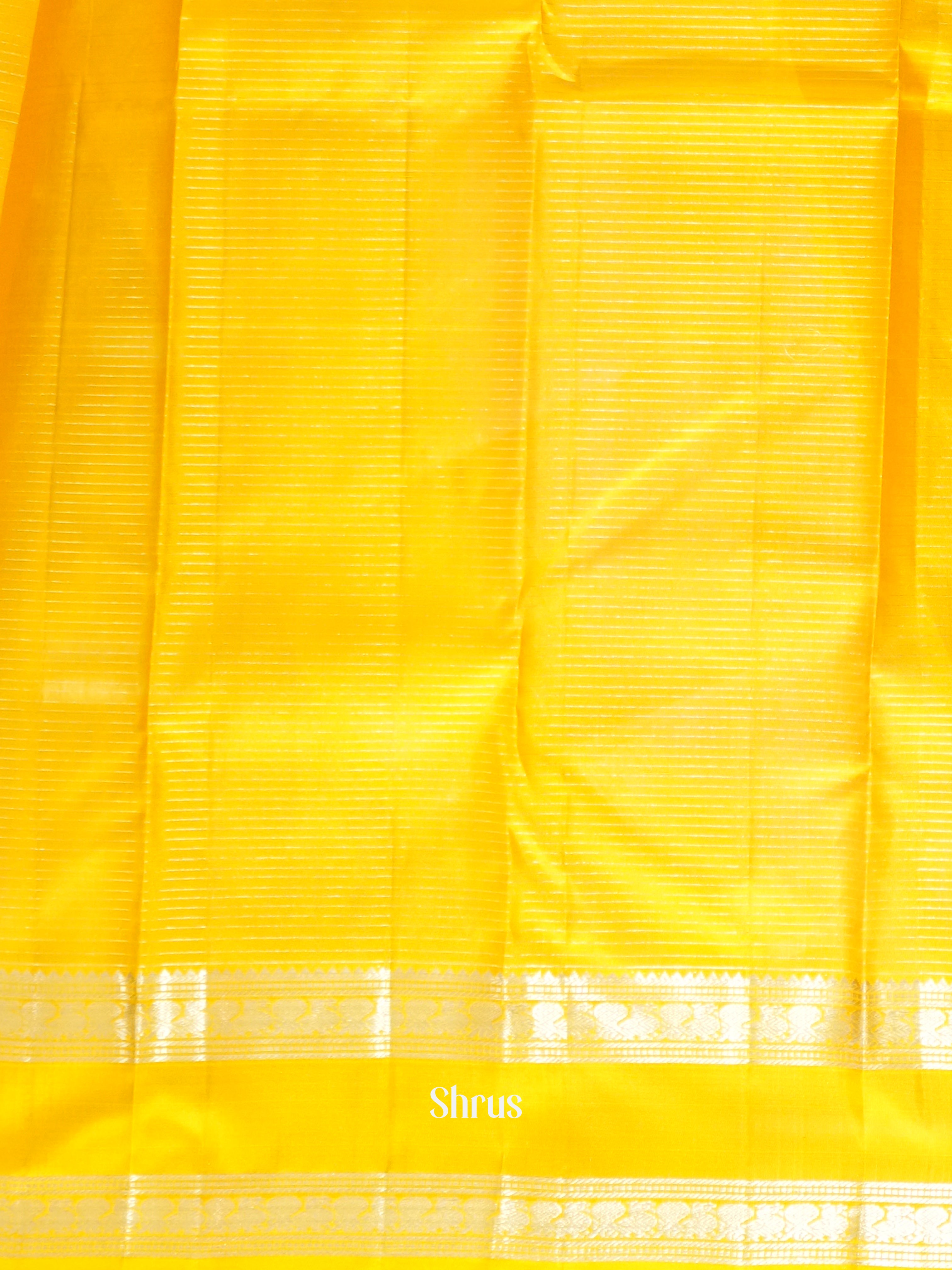 Pink & Yellow - Soft Silk Saree - Shop on ShrusEternity.com