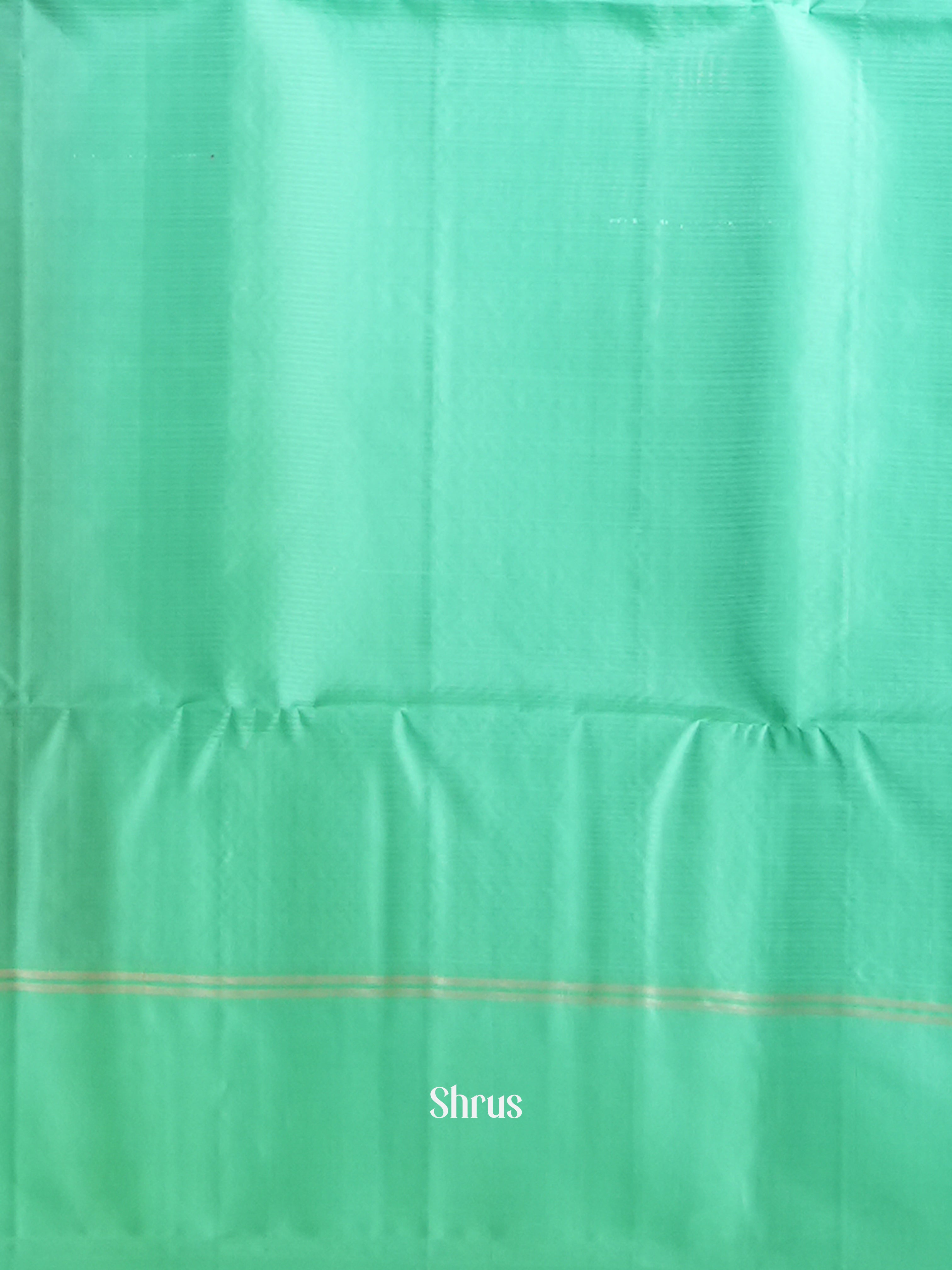 Violet & Green- Soft Silk Saree - Shop on ShrusEternity.com