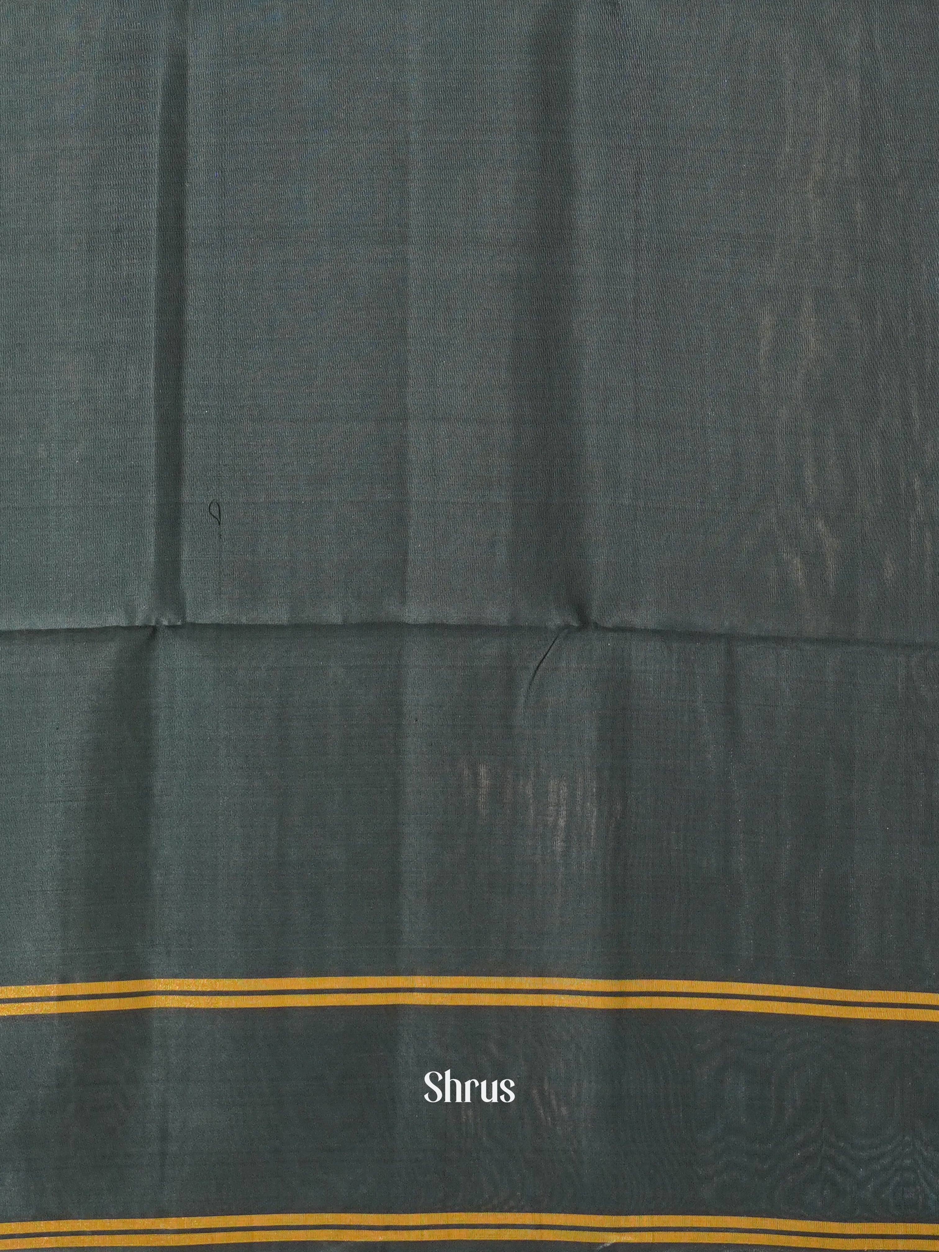 Brown & Grey - Soft silk-halfpure Saree - Shop on ShrusEternity.com