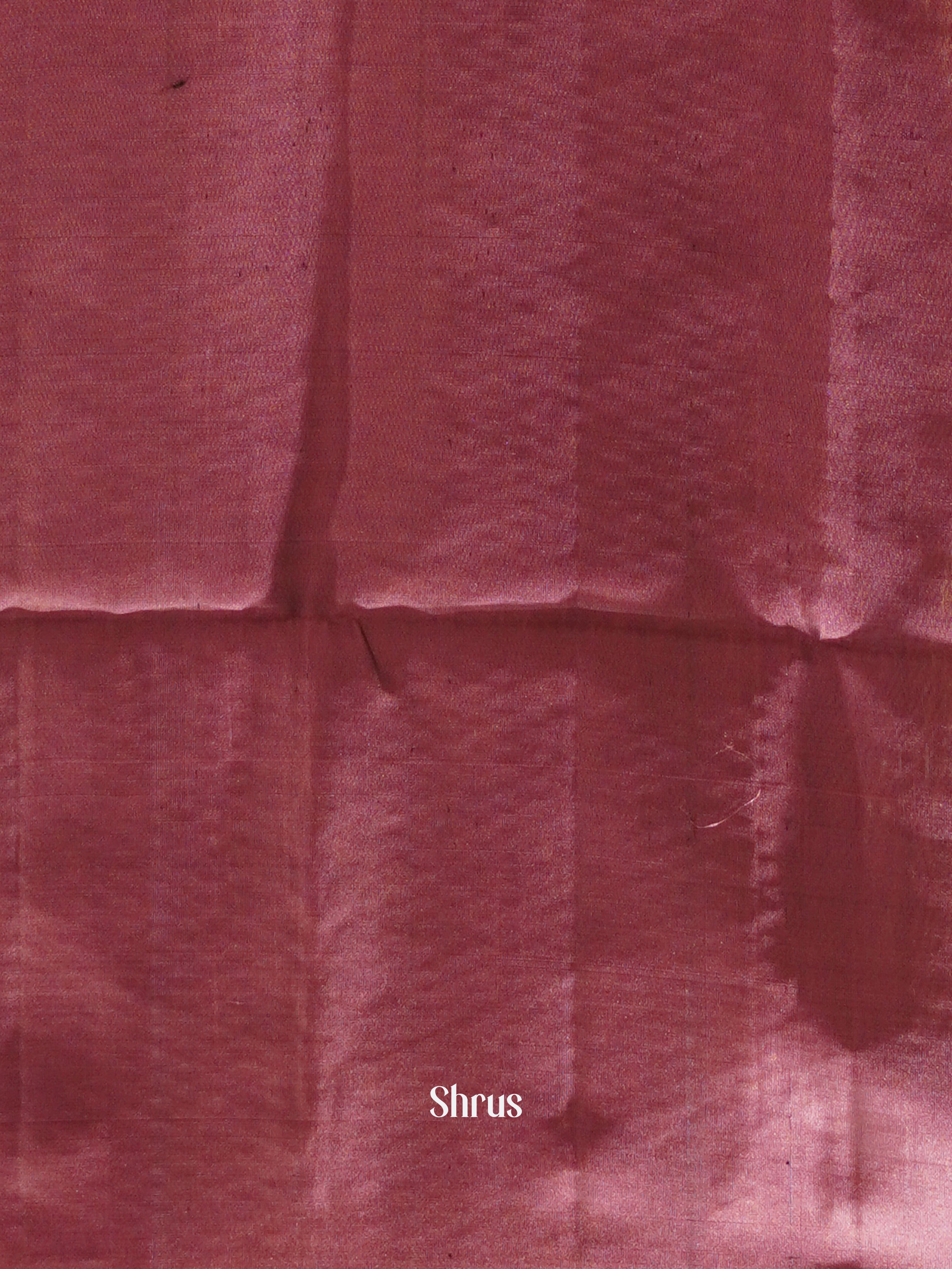 Violet & Brown - Softsilk-halfpure Saree - Shop on ShrusEternity.com