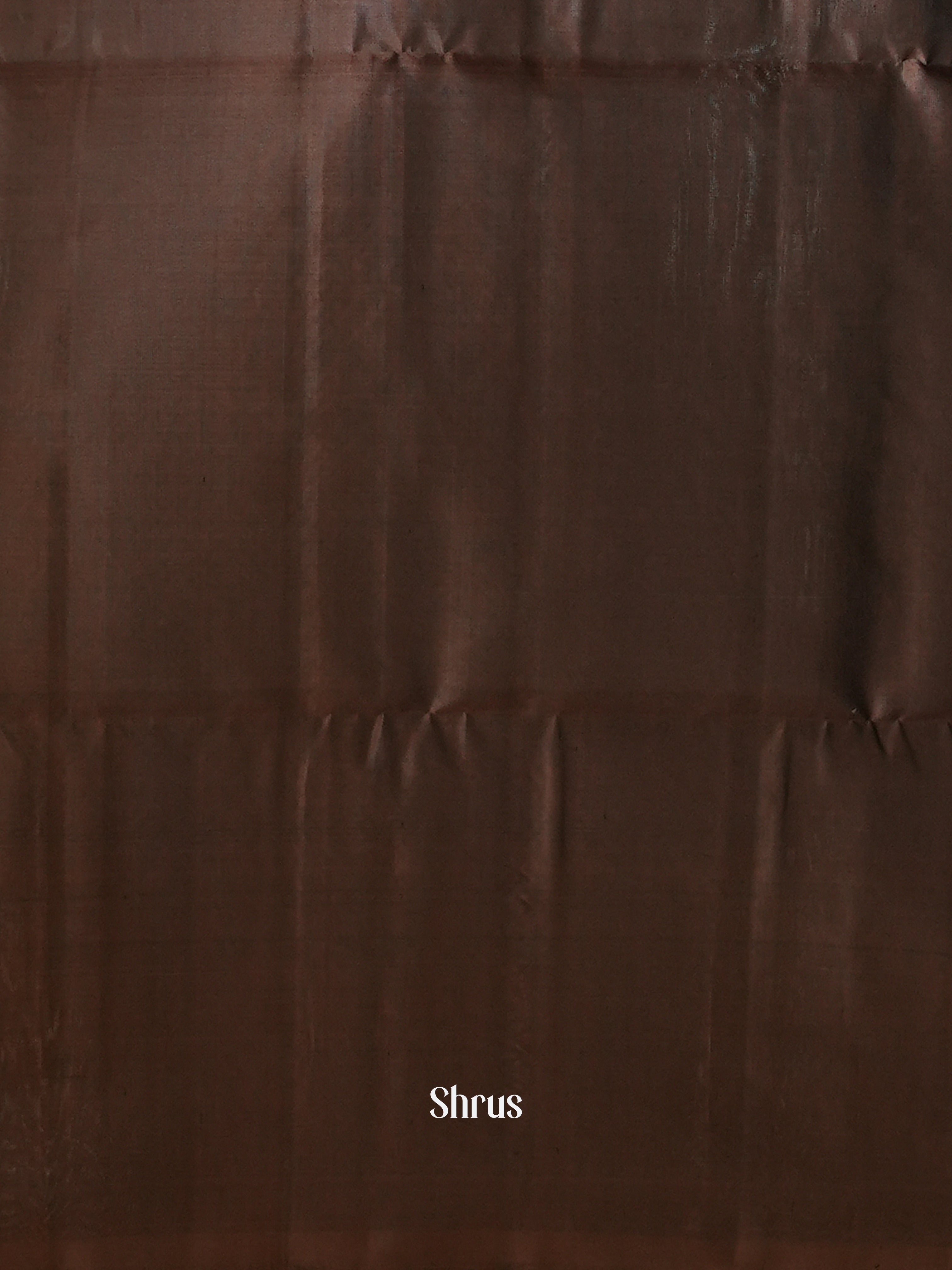 Brown(Single Tone)- Soft Silk Saree - Shop on ShrusEternity.com