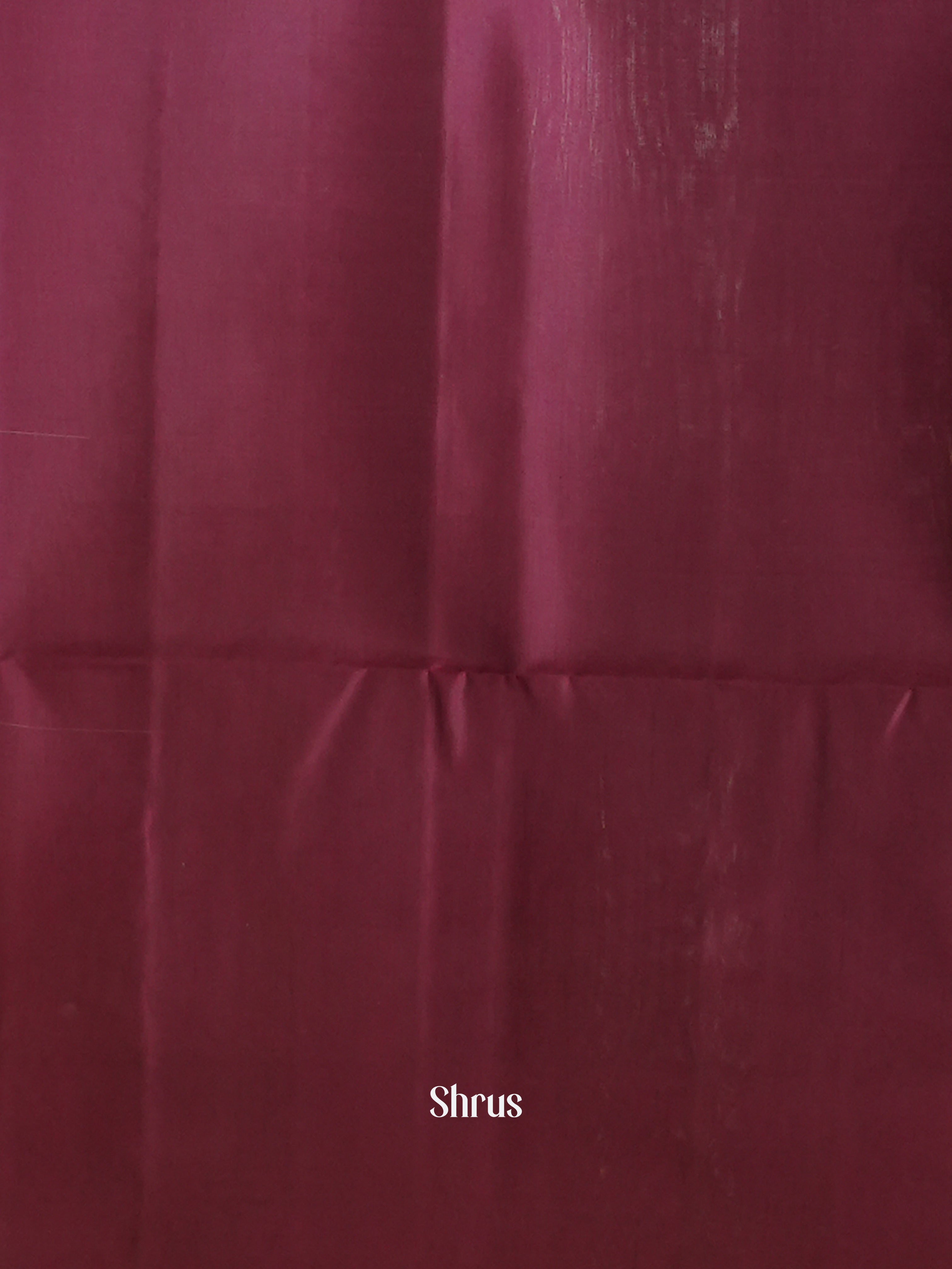 Dusty Pink & Wine - Soft Silk Saree - Shop on ShrusEternity.com