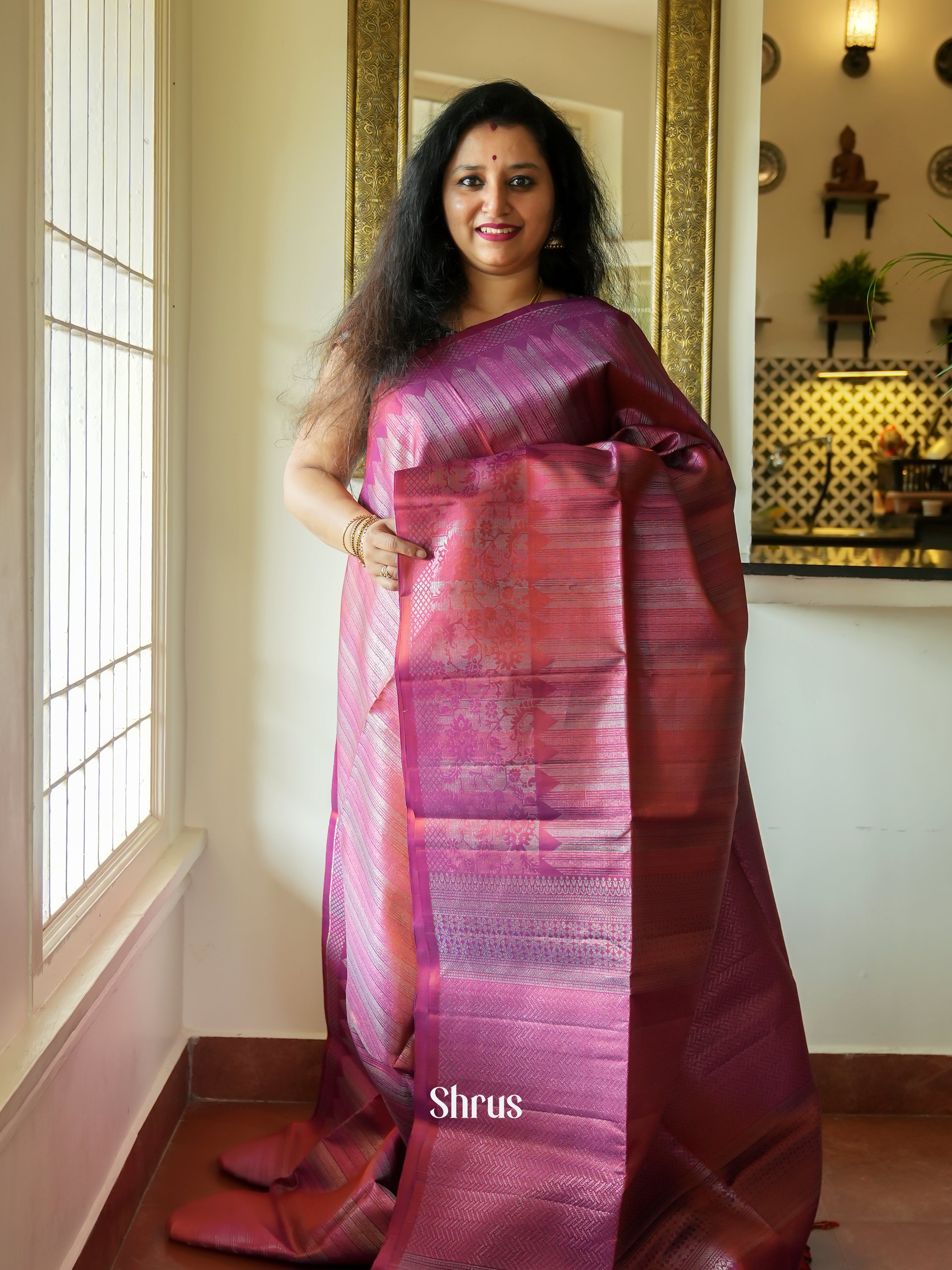 CES31466 - Soft Silk Saree - Shop on ShrusEternity.com