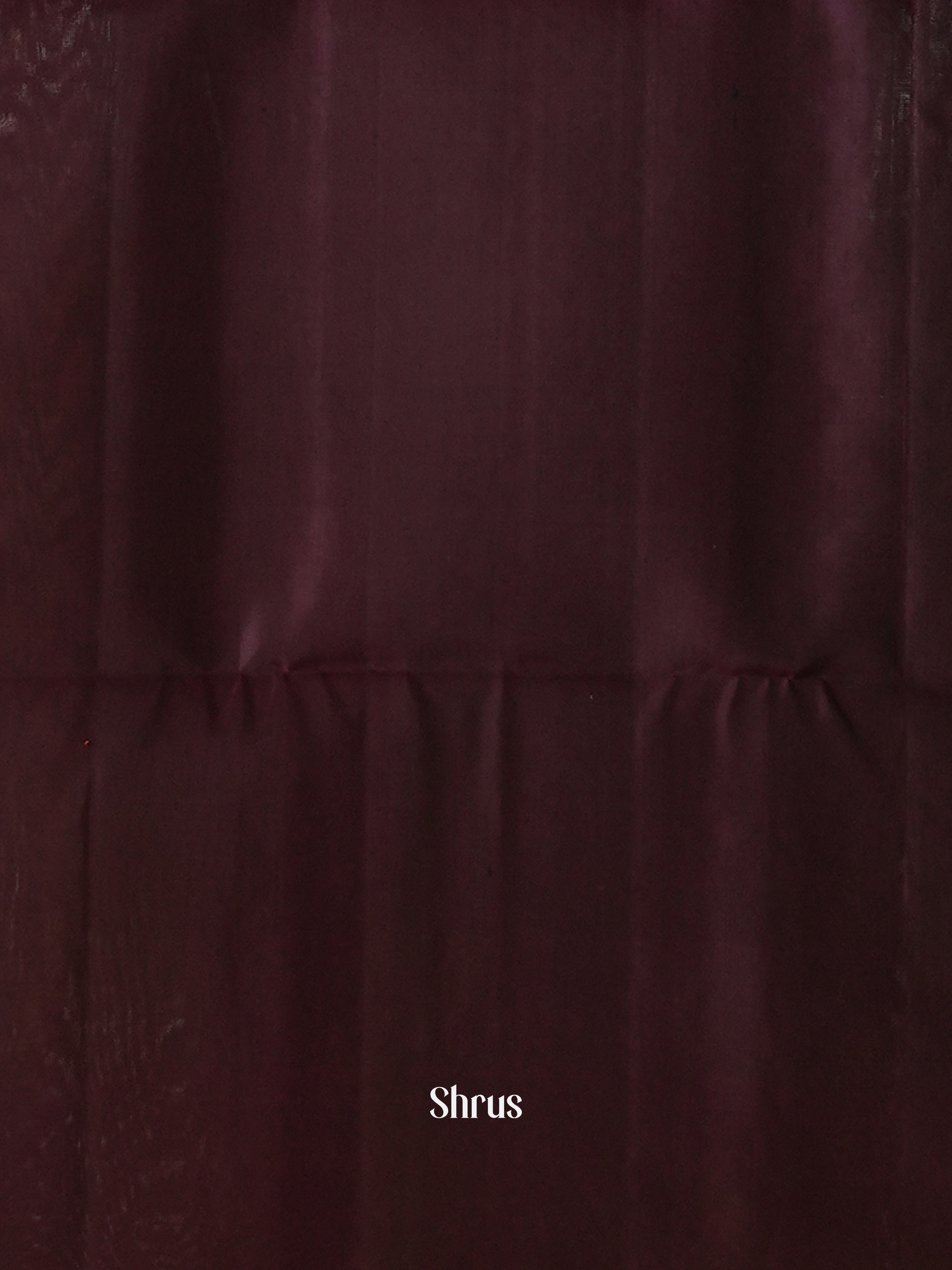 Brick Red & Purple - Soft Silk Saree - Shop on ShrusEternity.com