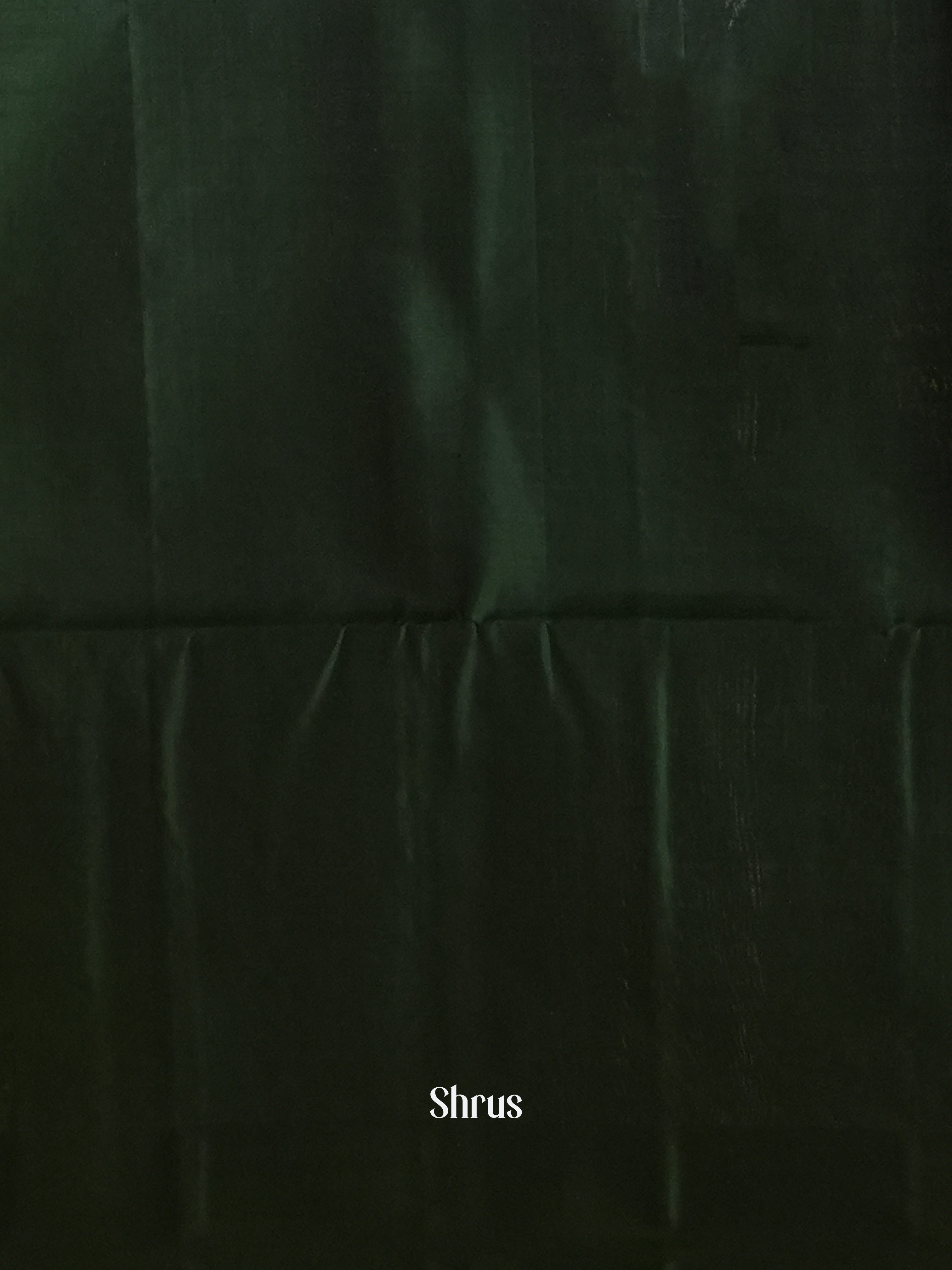 Grey & Green - Soft Silk Saree - Shop on ShrusEternity.com