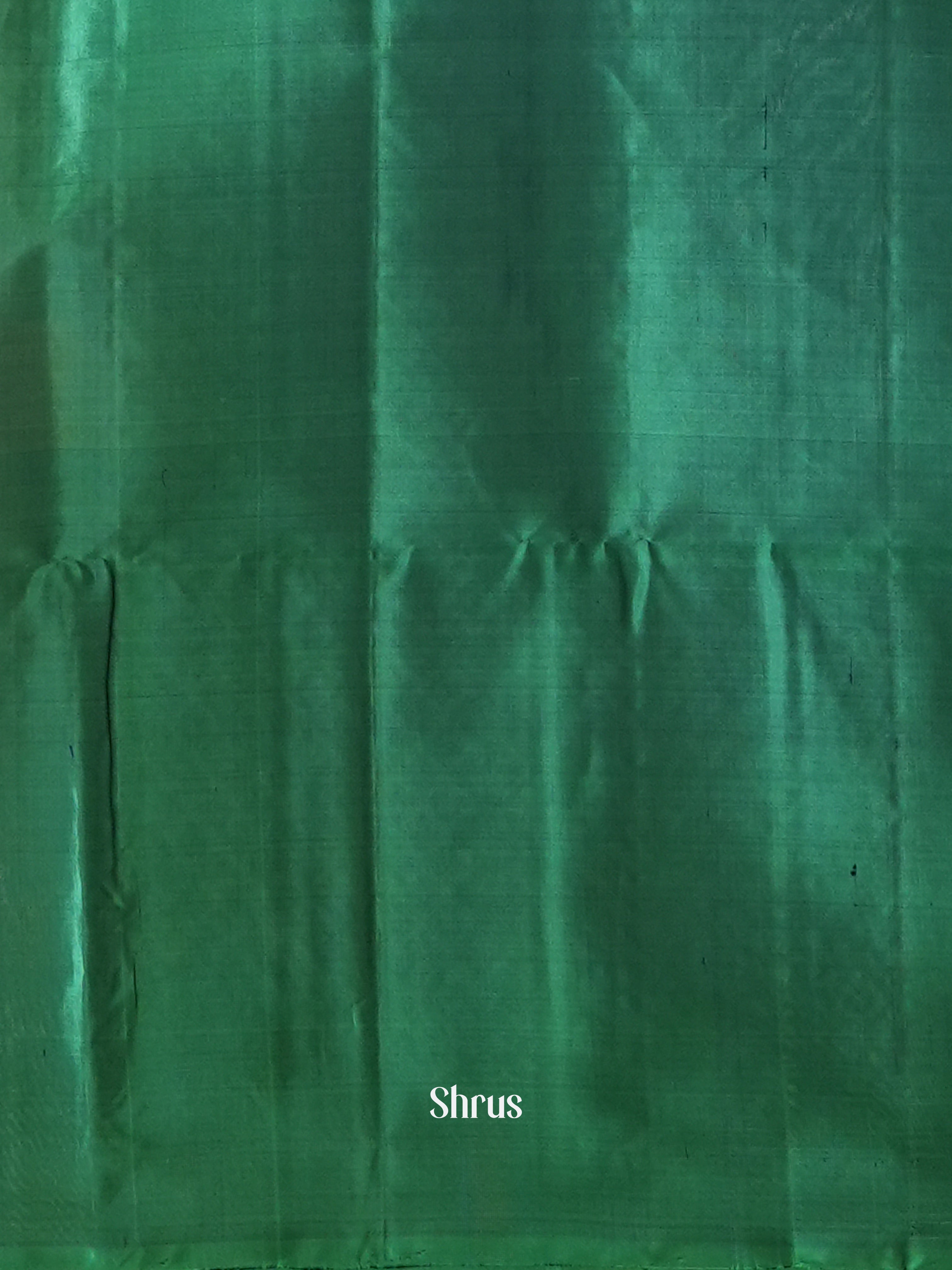 Green(Single Tone) - Soft Silk Saree - Shop on ShrusEternity.com