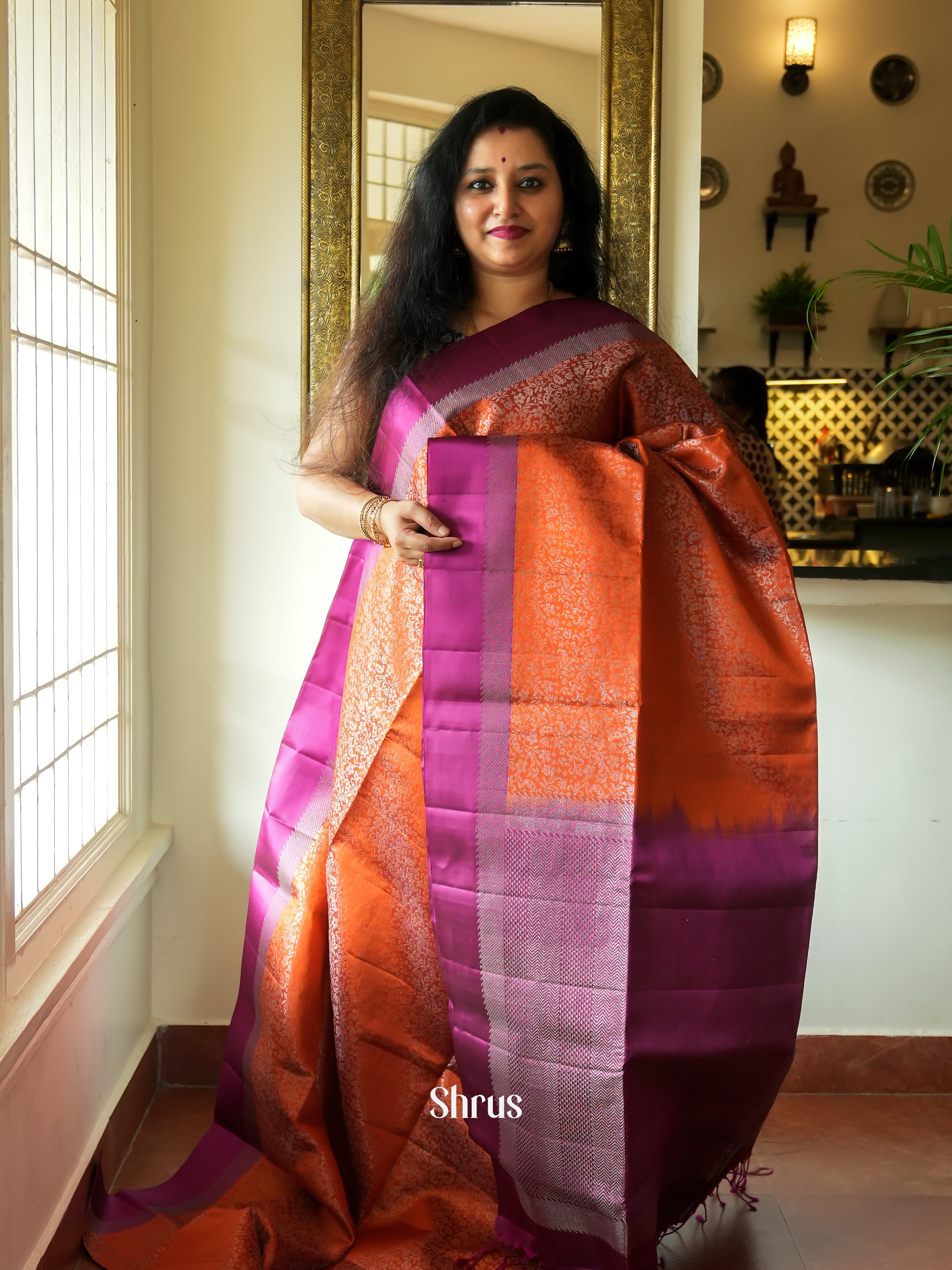 CES31473 - Soft Silk Saree - Shop on ShrusEternity.com