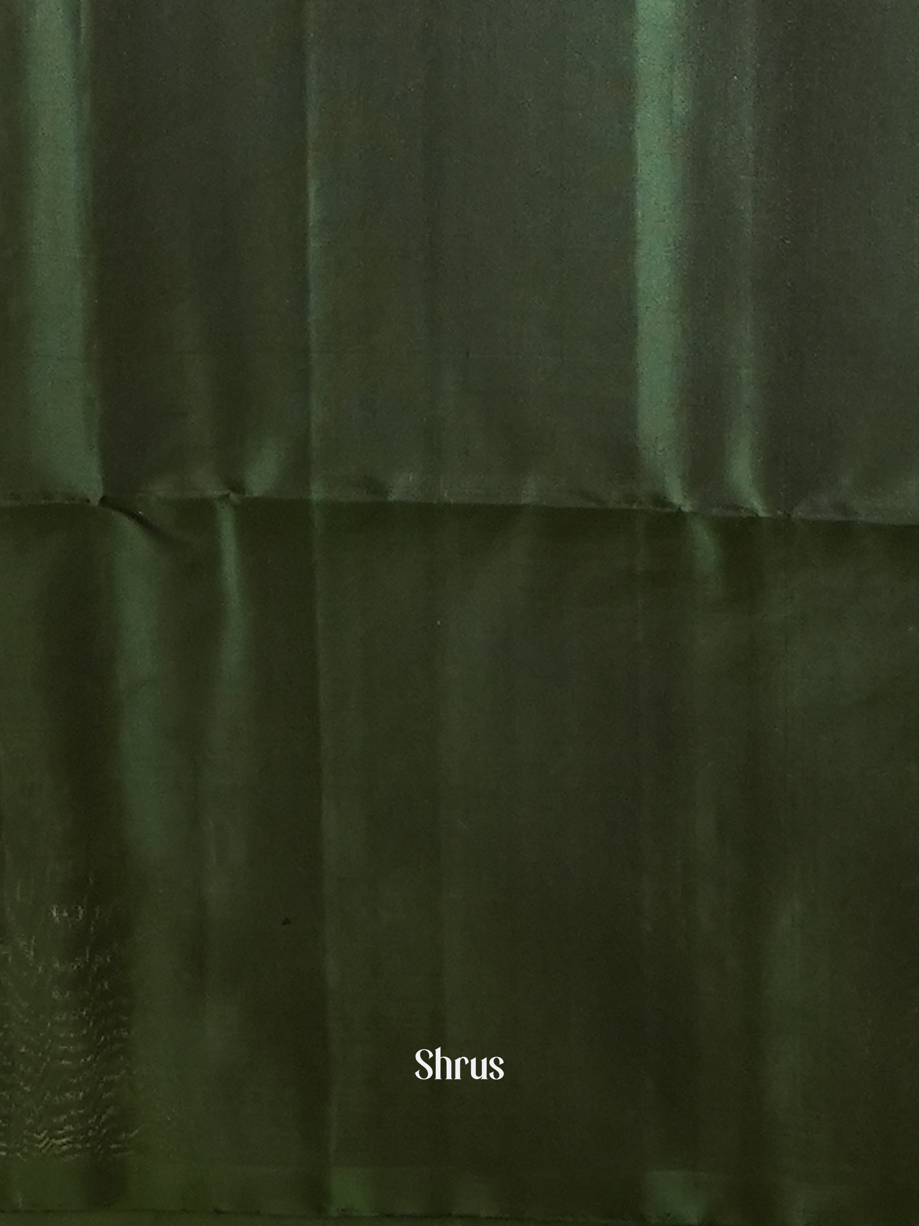 Green(Single tone) - Soft Silk Saree-2