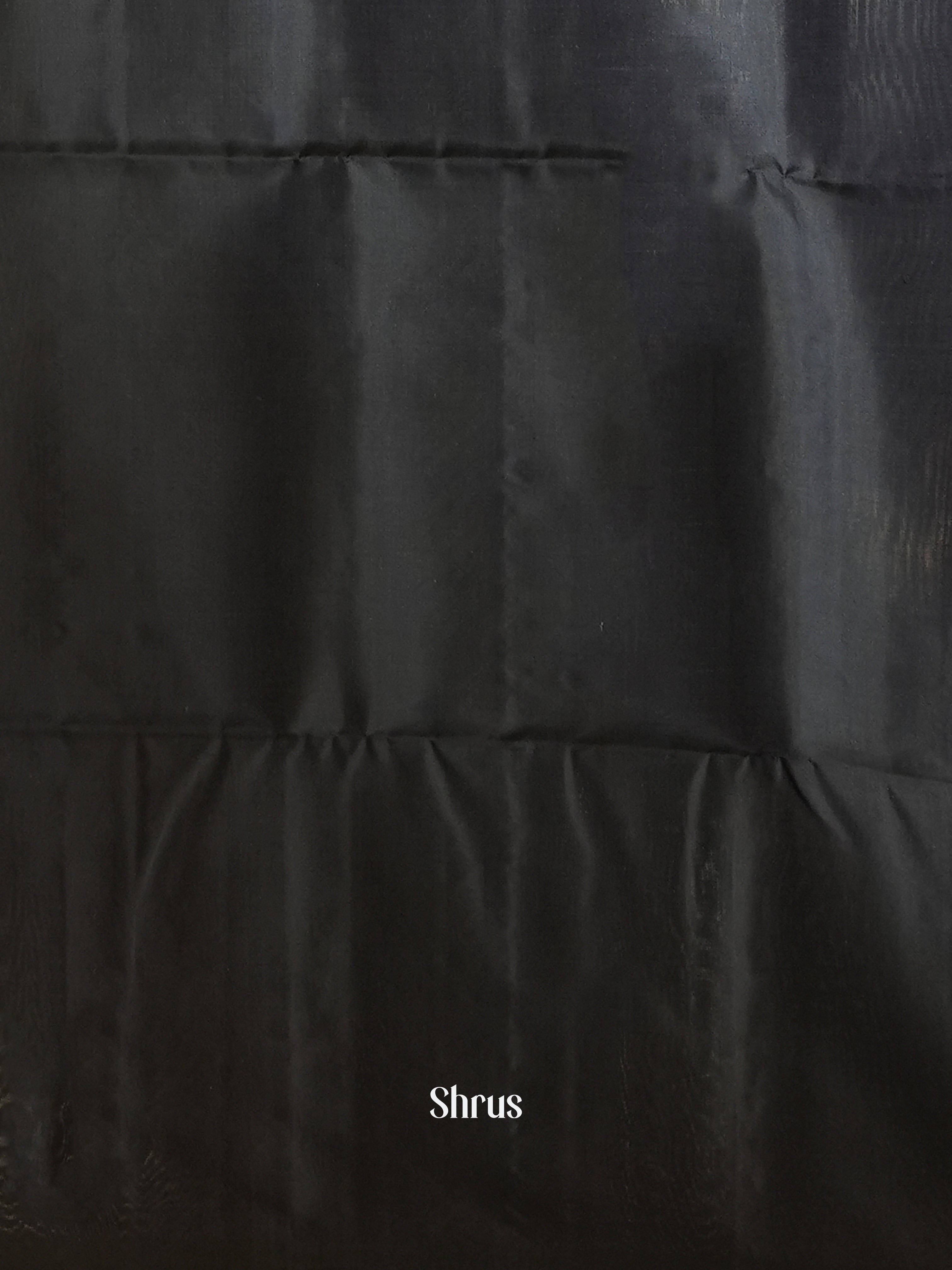 Dusty Brown & Black - Soft Silk Saree - Shop on ShrusEternity.com