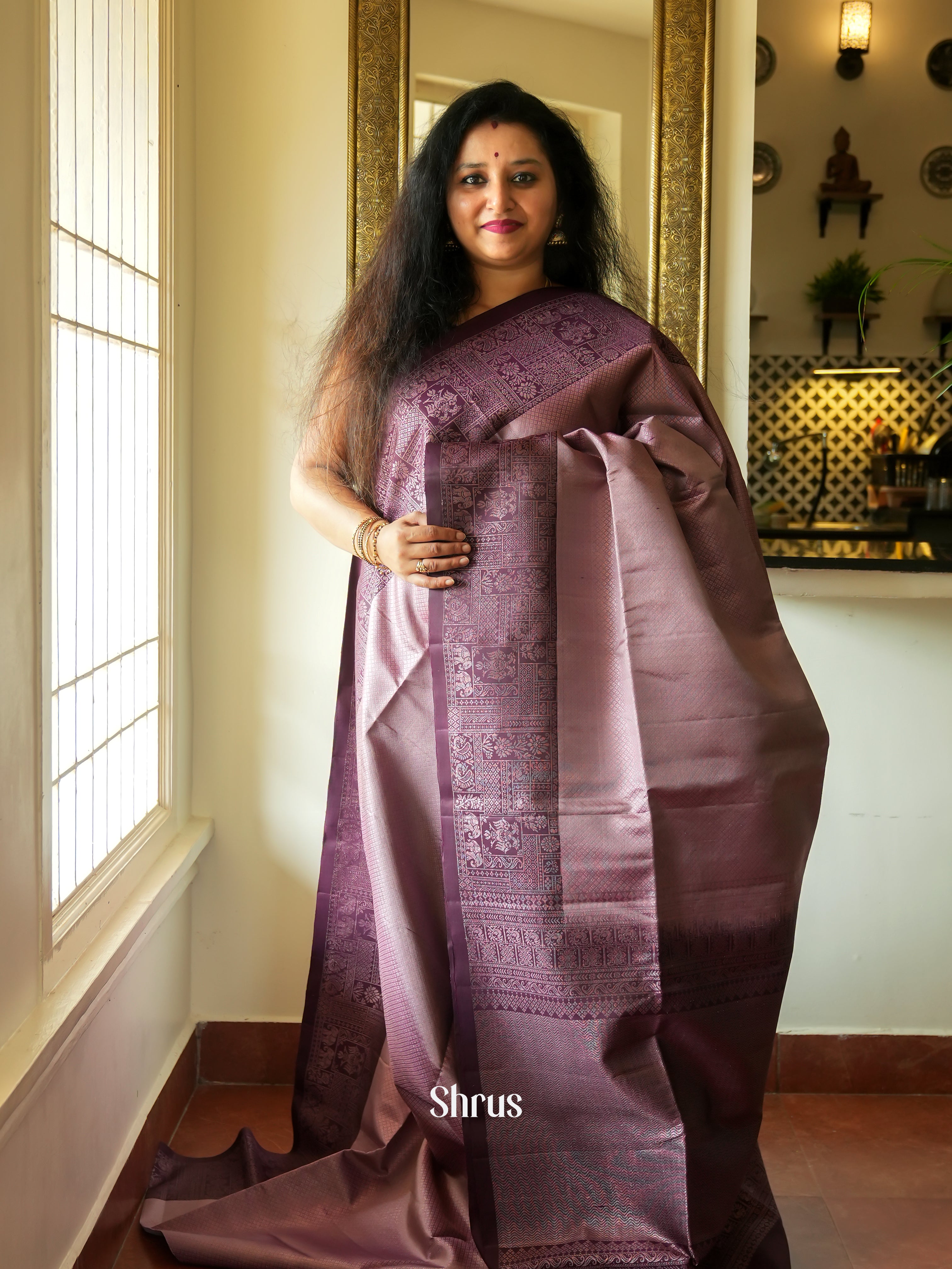 CES31483 - Soft Silk Saree - Shop on ShrusEternity.com