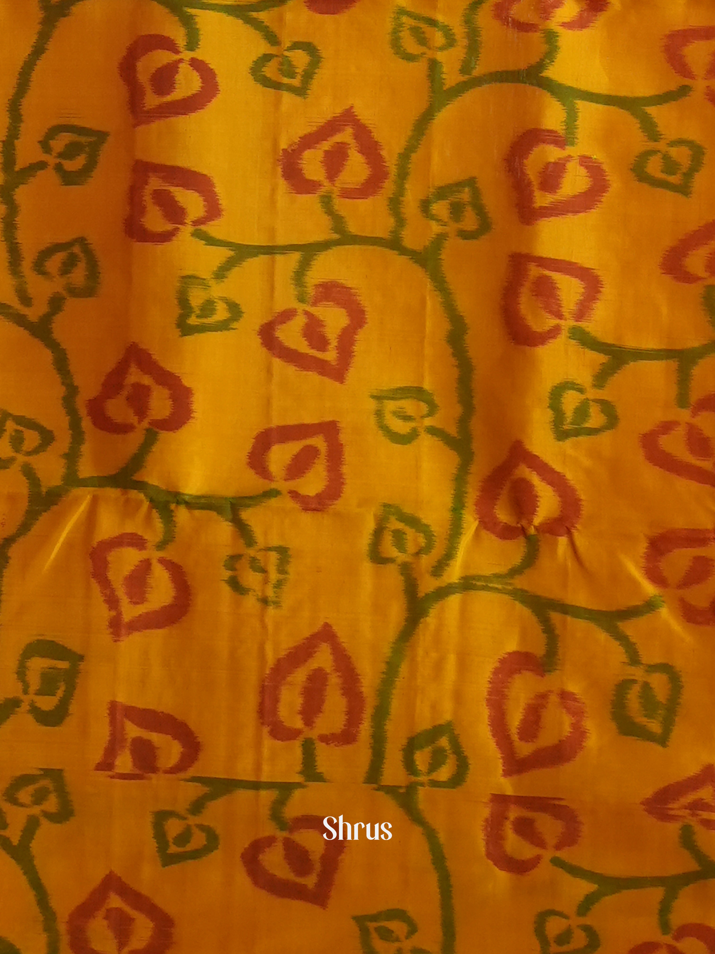Pink & Yellow - Soft Silk Saree - Shop on ShrusEternity.com